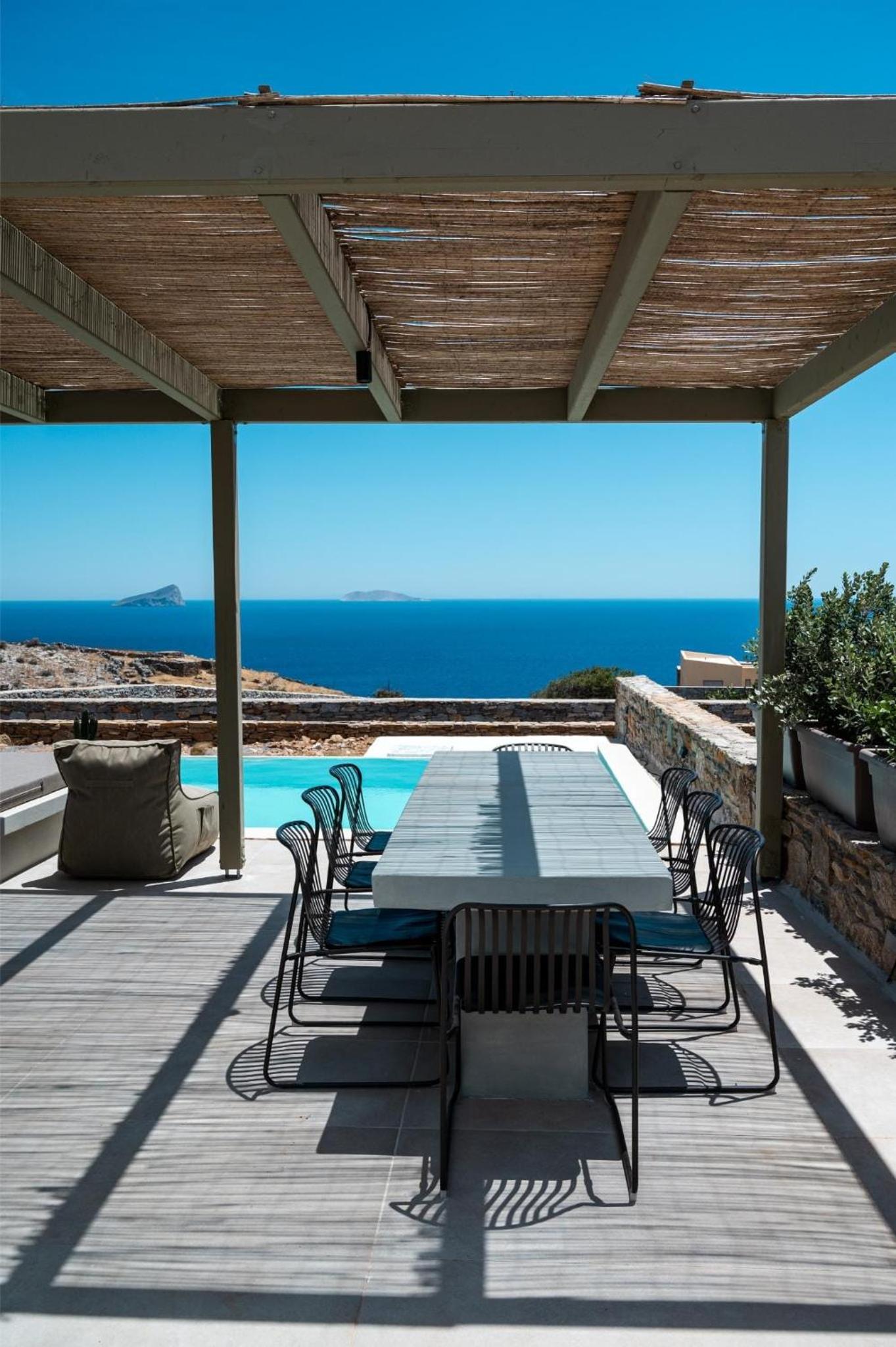 Elegant Kythnos Villa | Villa Orangerie | 4 Bedrooms | Private Terrace with Infinity Pool | Captivating Sea Views | BBQ | Close to Beach | Gaidouromantra photo 1