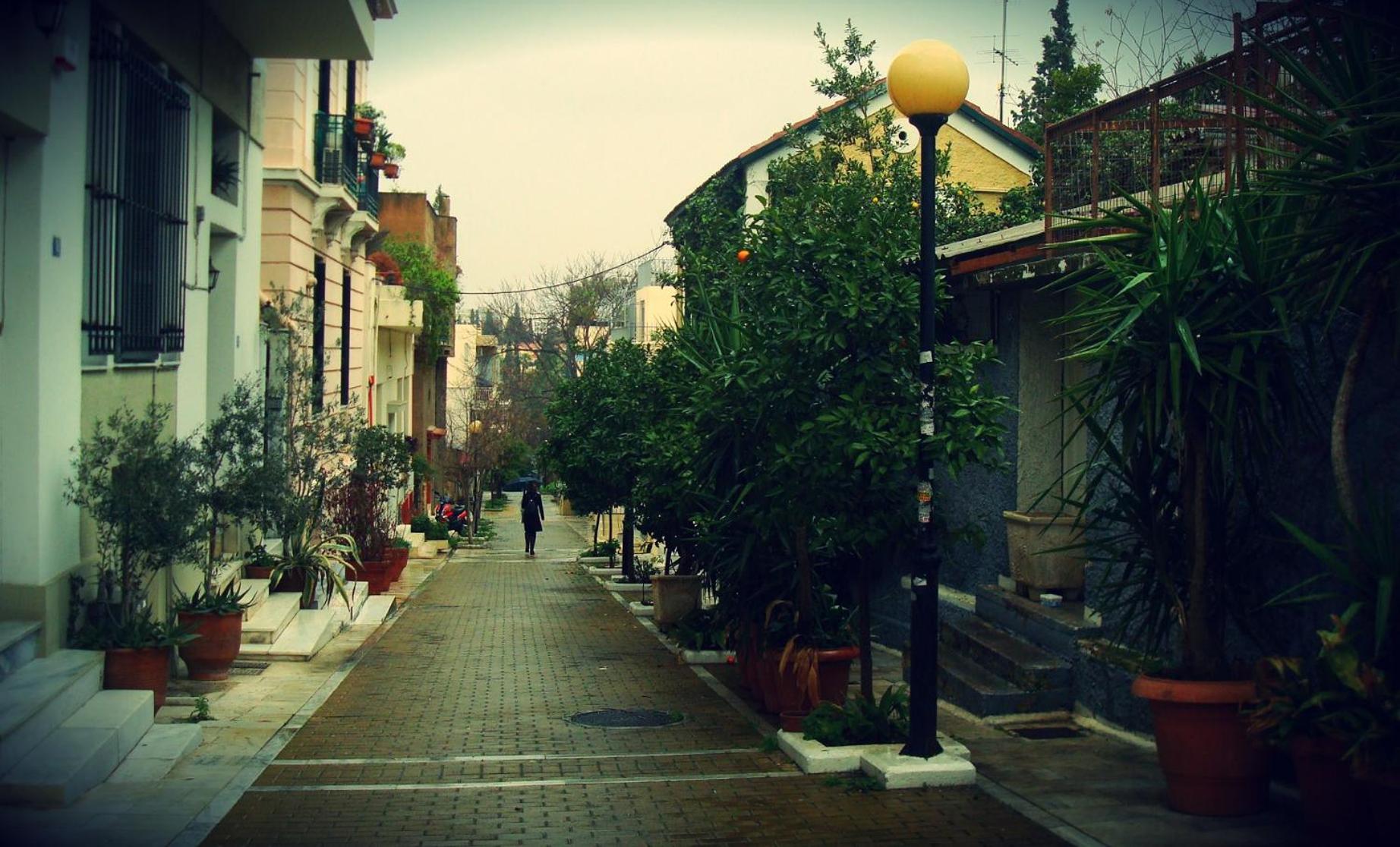 Mets Athens modern Maisonette, spacious view
