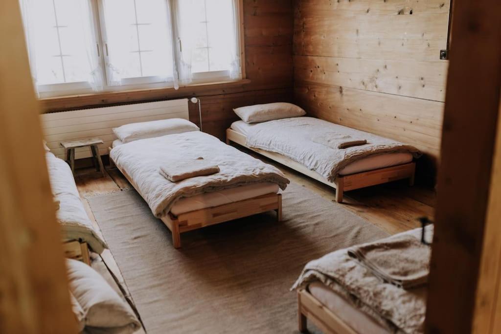 Familien-Chalet am Alpstein für Gruppen bis 12 Personen und Familien, Appenzell Premium Privatunterkunft im Ski- und Wandergebiet Hoher Kasten