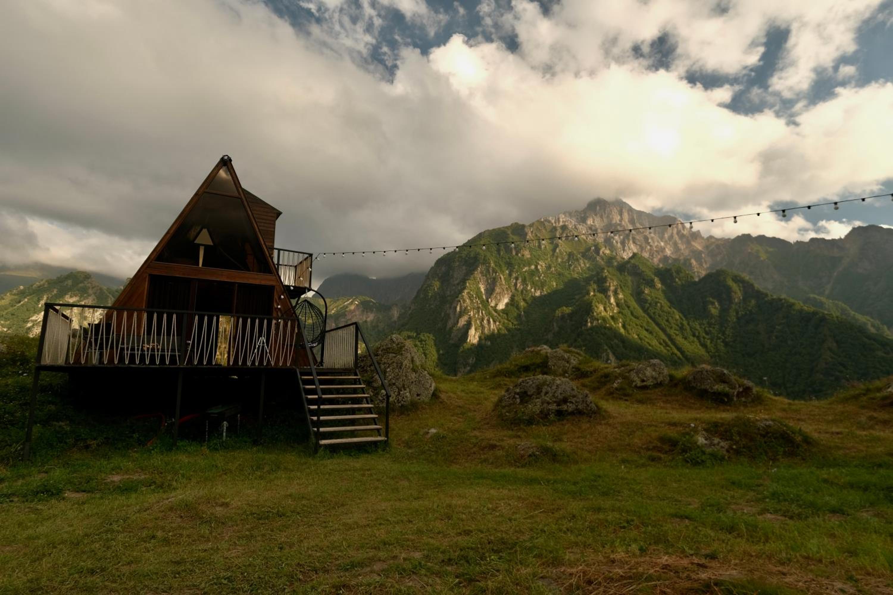 Outside Kazbegi