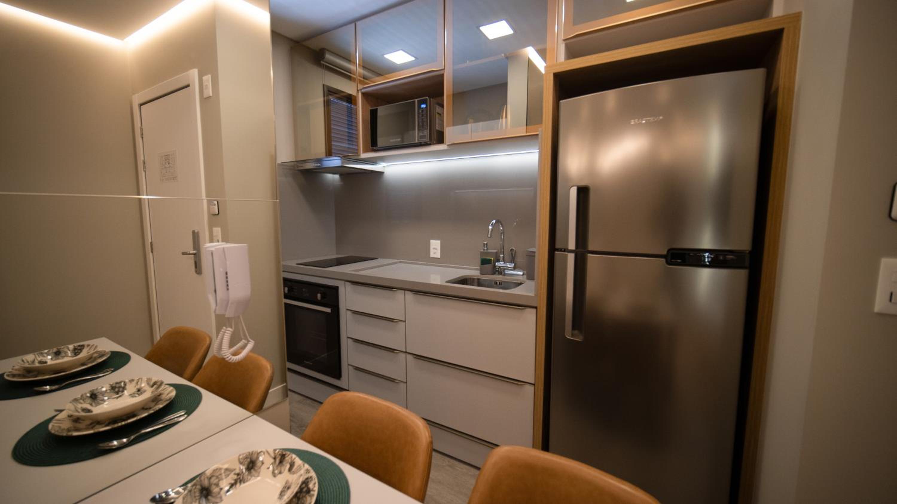 Flat no Coração de Meia Praia em Itapema
