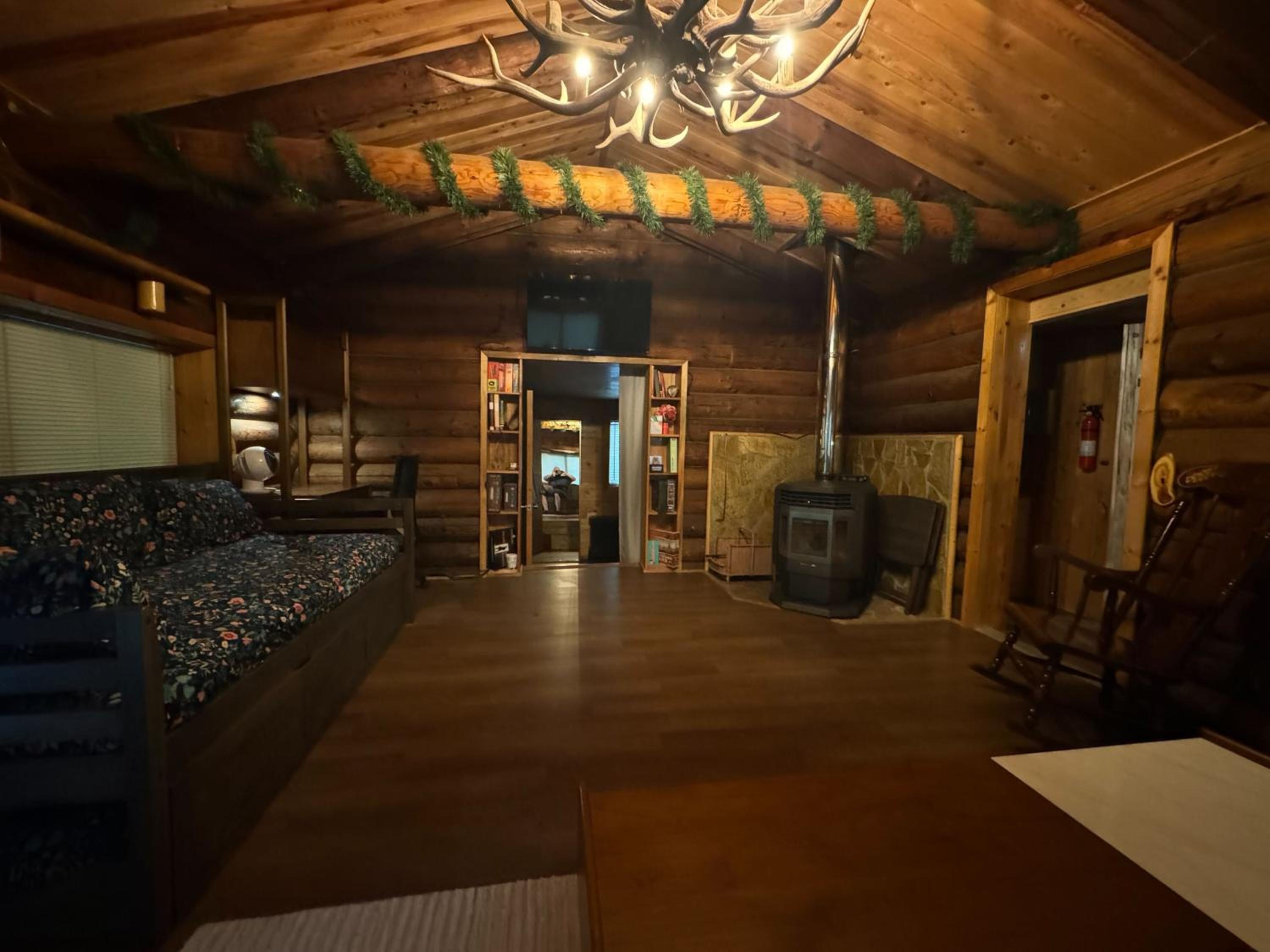 Spacious, Custom-Built Log Cabin