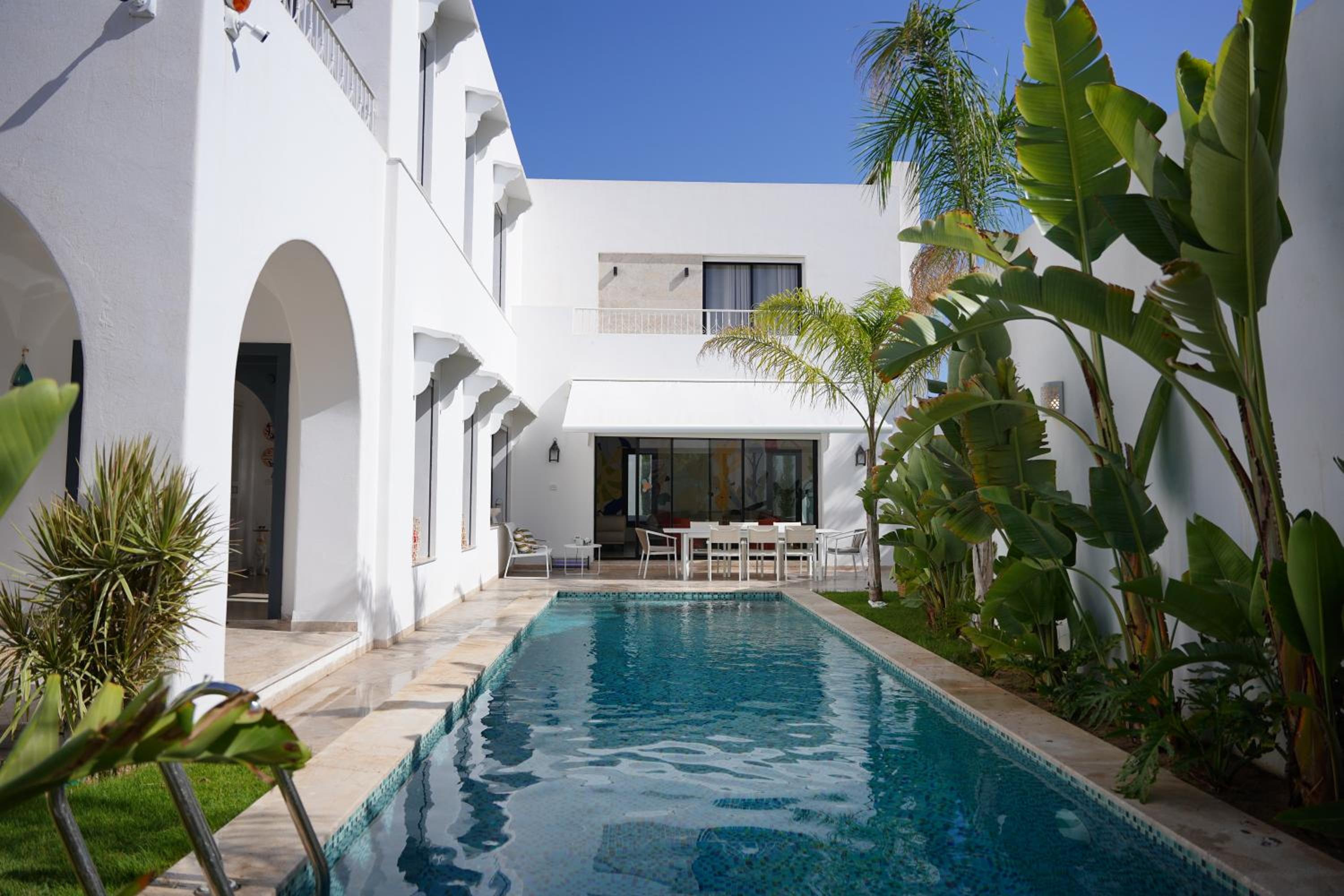 Dar Lily-Luxury & Design 4BDR Villa with Pool in Hammamet-5mn to Beach, The sindbad hotel view 3