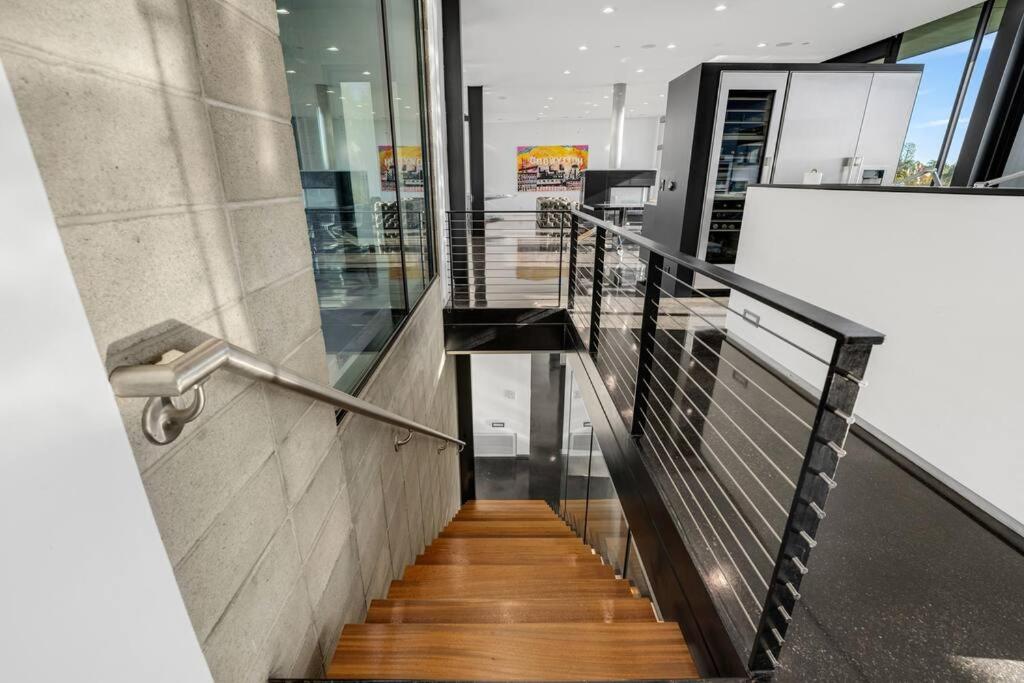 Luxurious Glass Mansion with Pool, Jacuzzi, Sauna