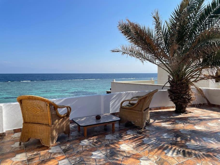 Beach front studio with huge roof top terrace