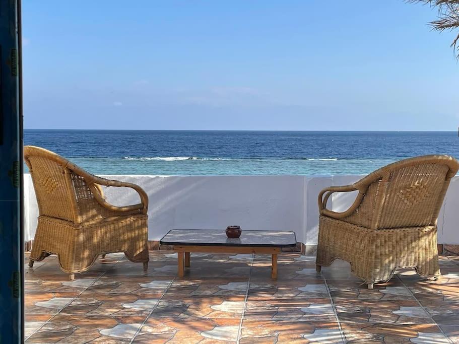 Beach front studio with huge roof top terrace