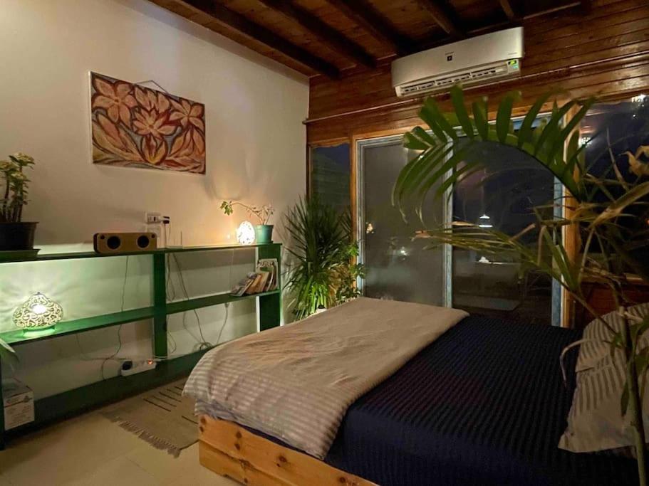 Beach front studio with huge roof top terrace