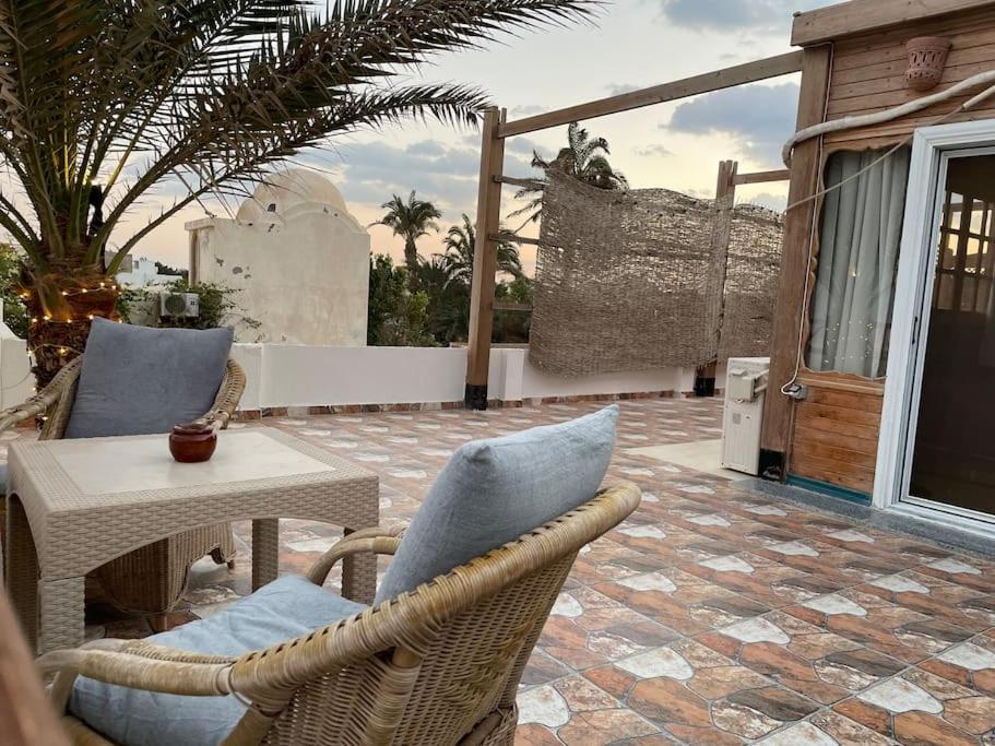 Beach front studio with huge roof top terrace