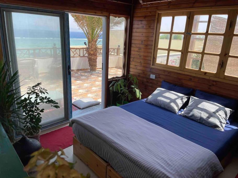 Beach front studio with huge roof top terrace