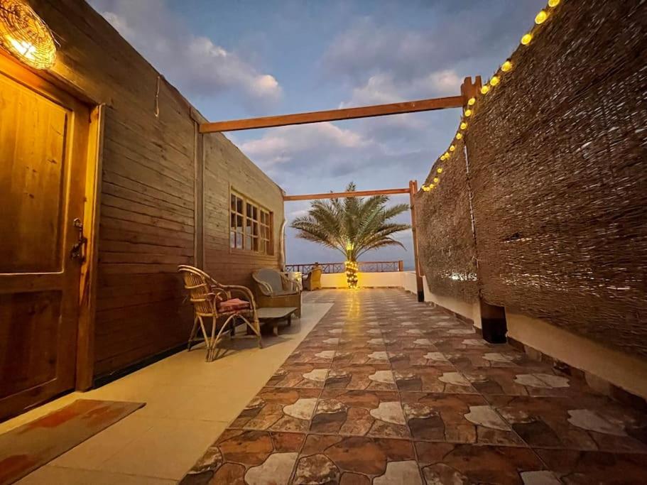 Beach front studio with huge roof top terrace