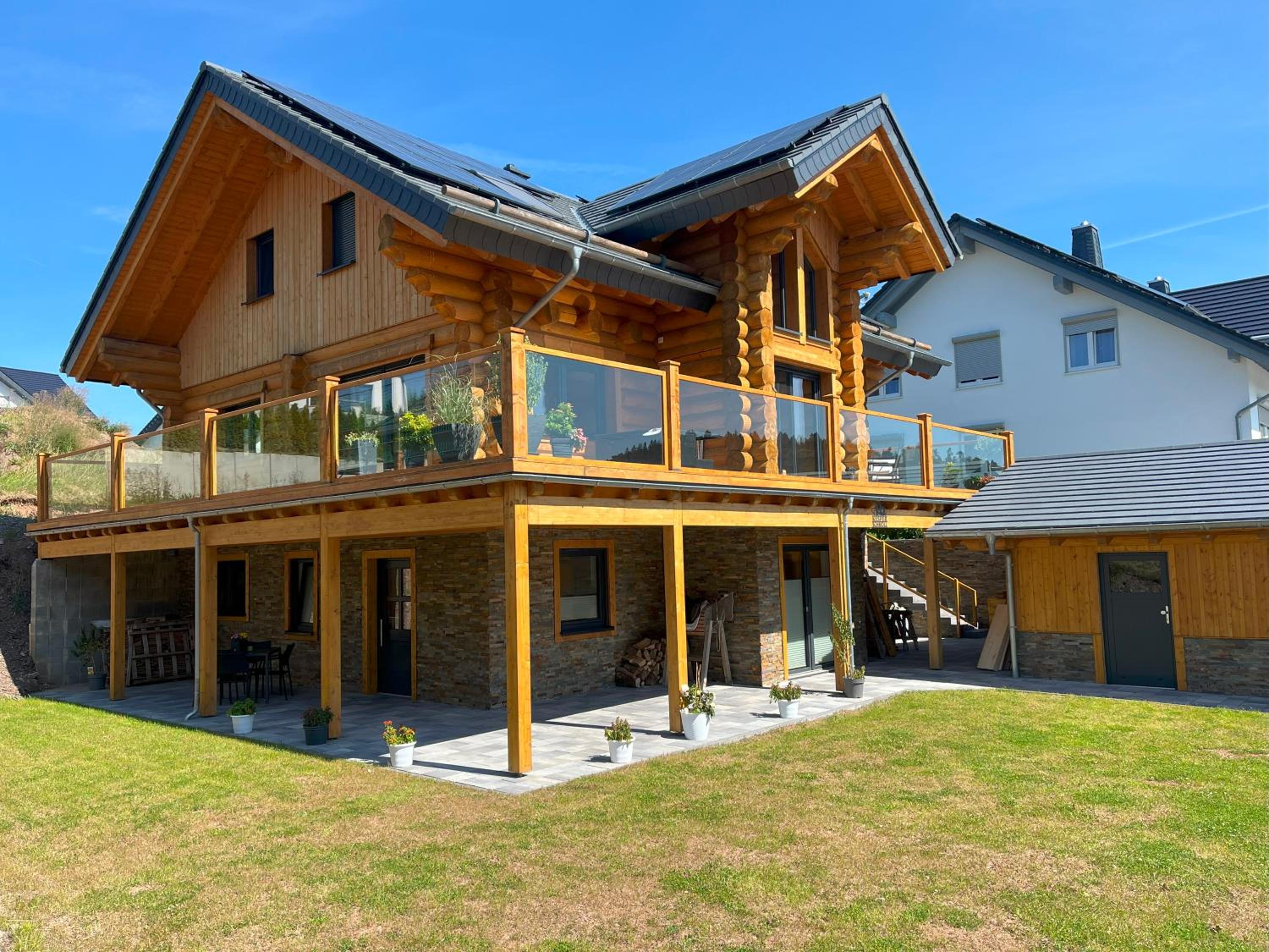Ferienwohnung Uplandblockhaus