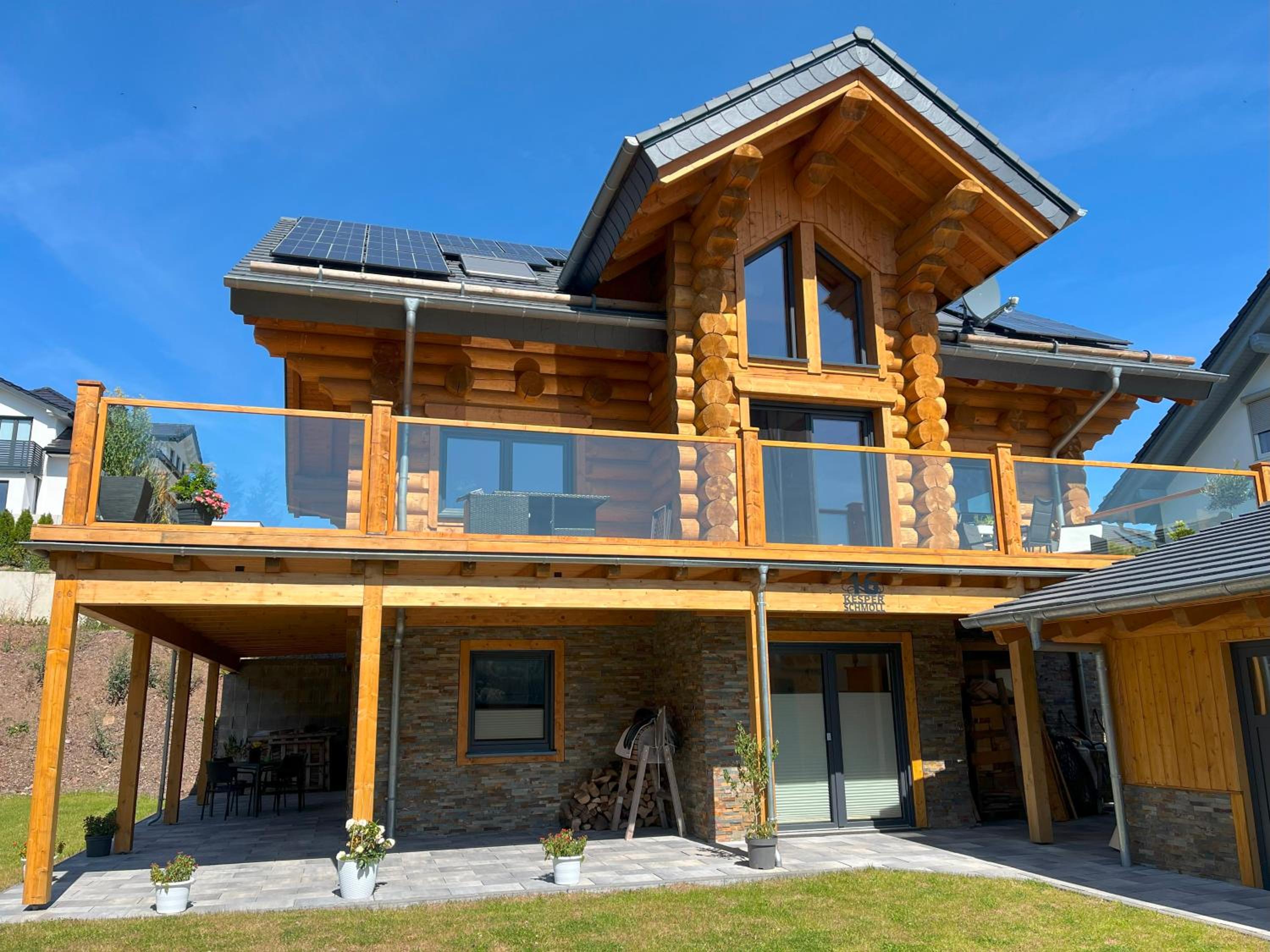Ferienwohnung Uplandblockhaus
