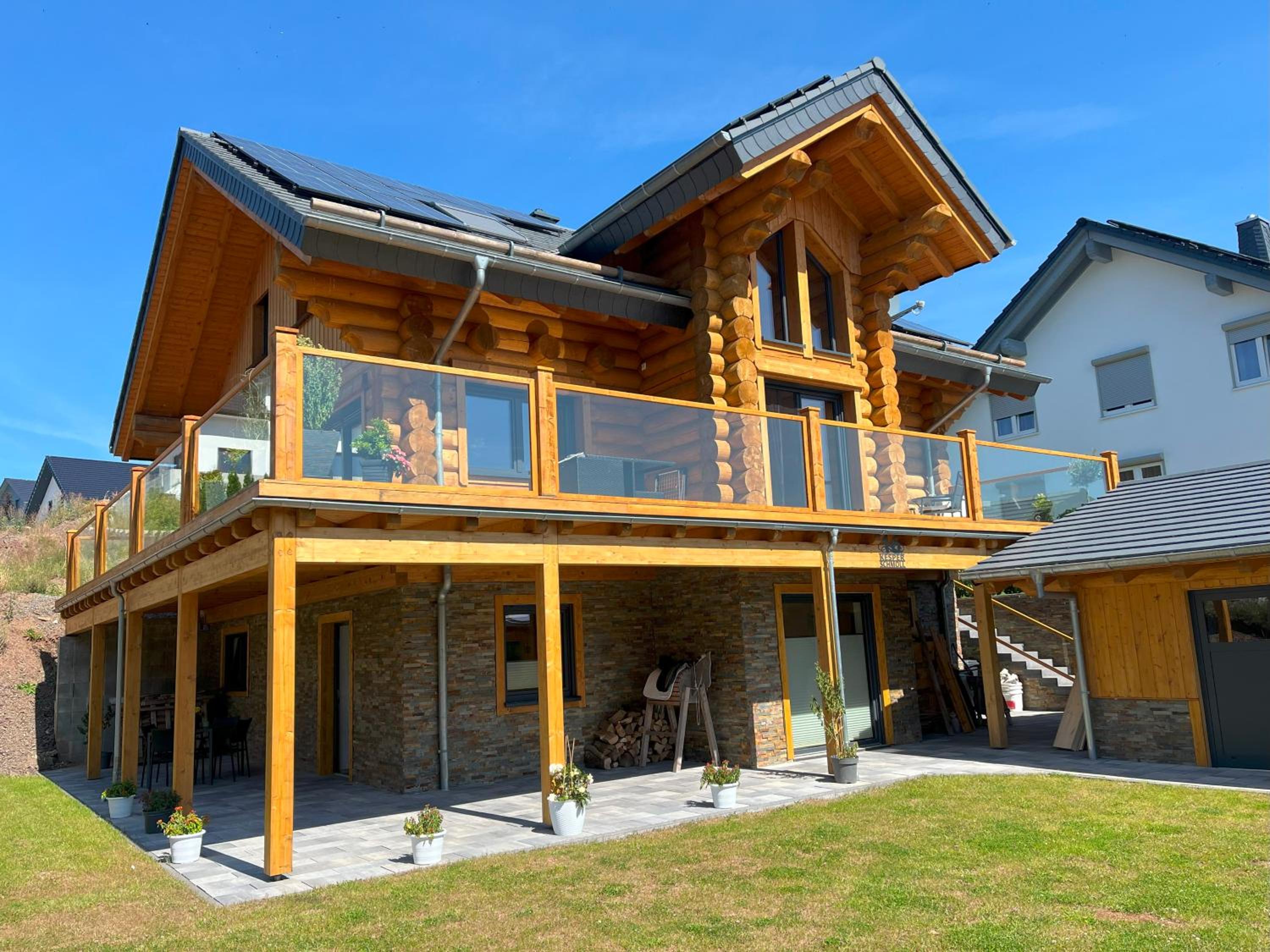 Ferienwohnung Uplandblockhaus