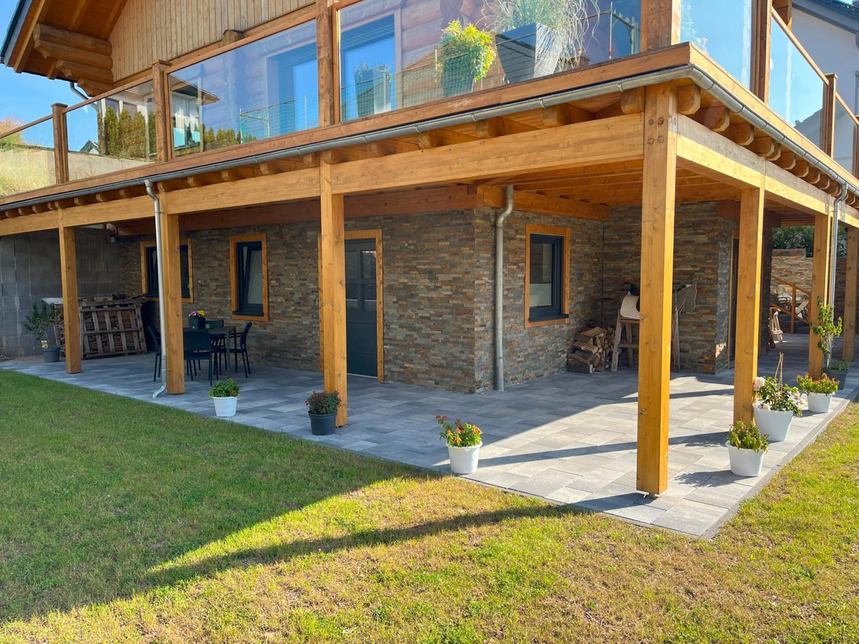 Ferienwohnung Uplandblockhaus