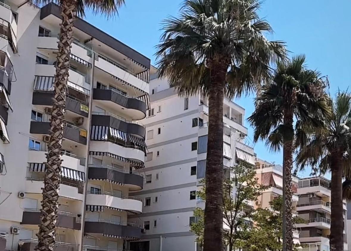 Durres Strand direkt am Meer