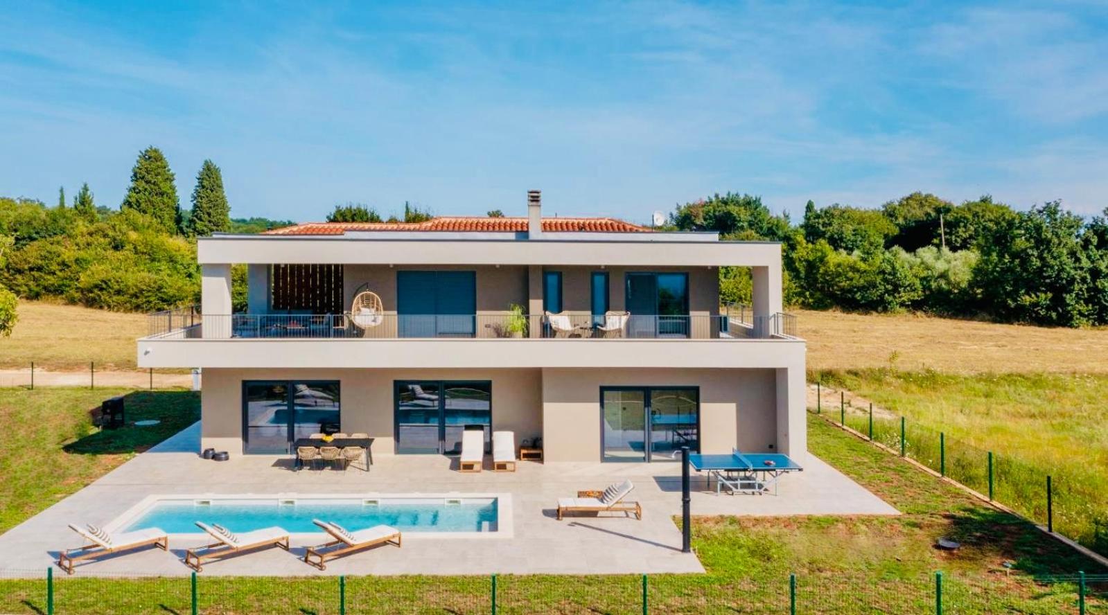 Villa Zidine, luxury villa with seaview and salt pool water view 2