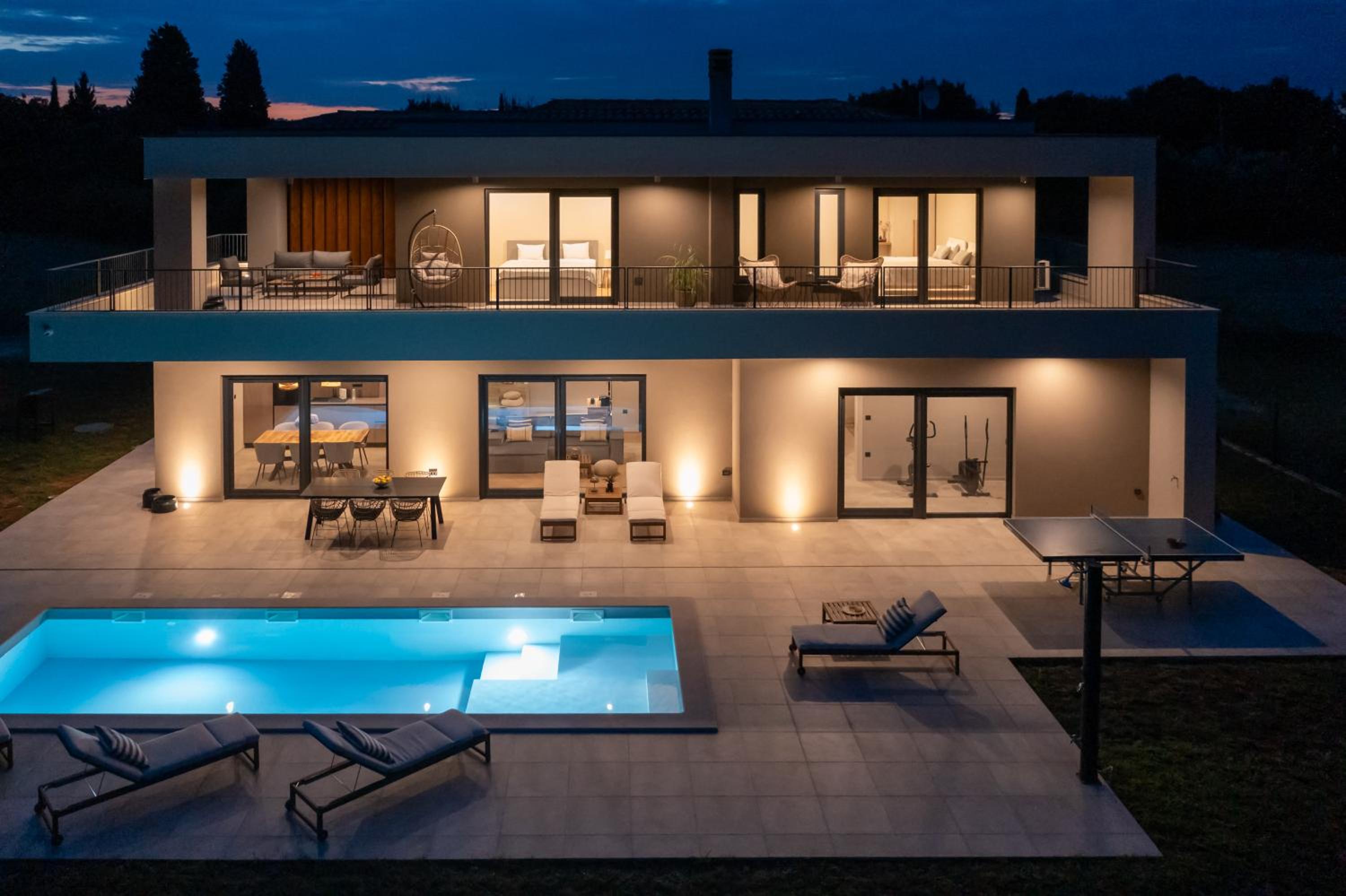 Villa Zidine, luxury villa with seaview and salt pool water view 5