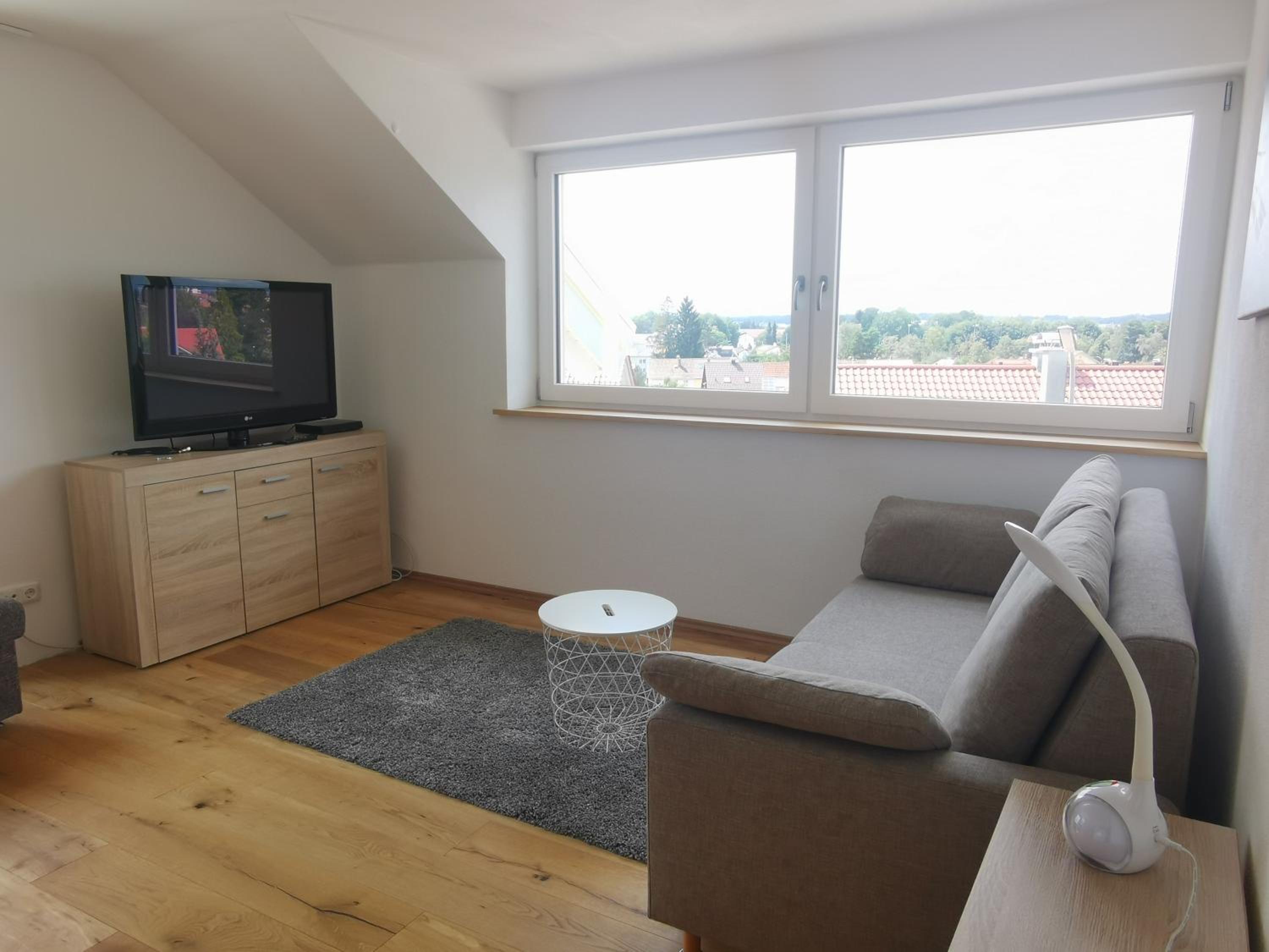 Panorama Apartment im Allgäu mit Balkon, Garten und Stellplatz