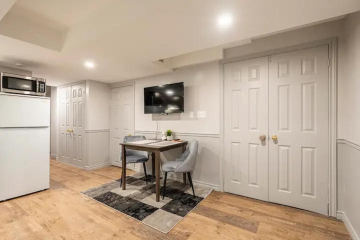 Modern, basement apartment, close to airport