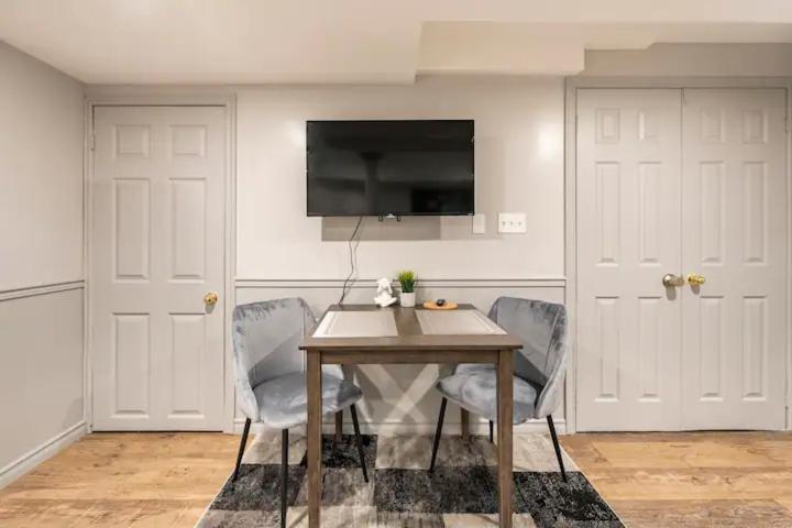 Modern, basement apartment, close to airport