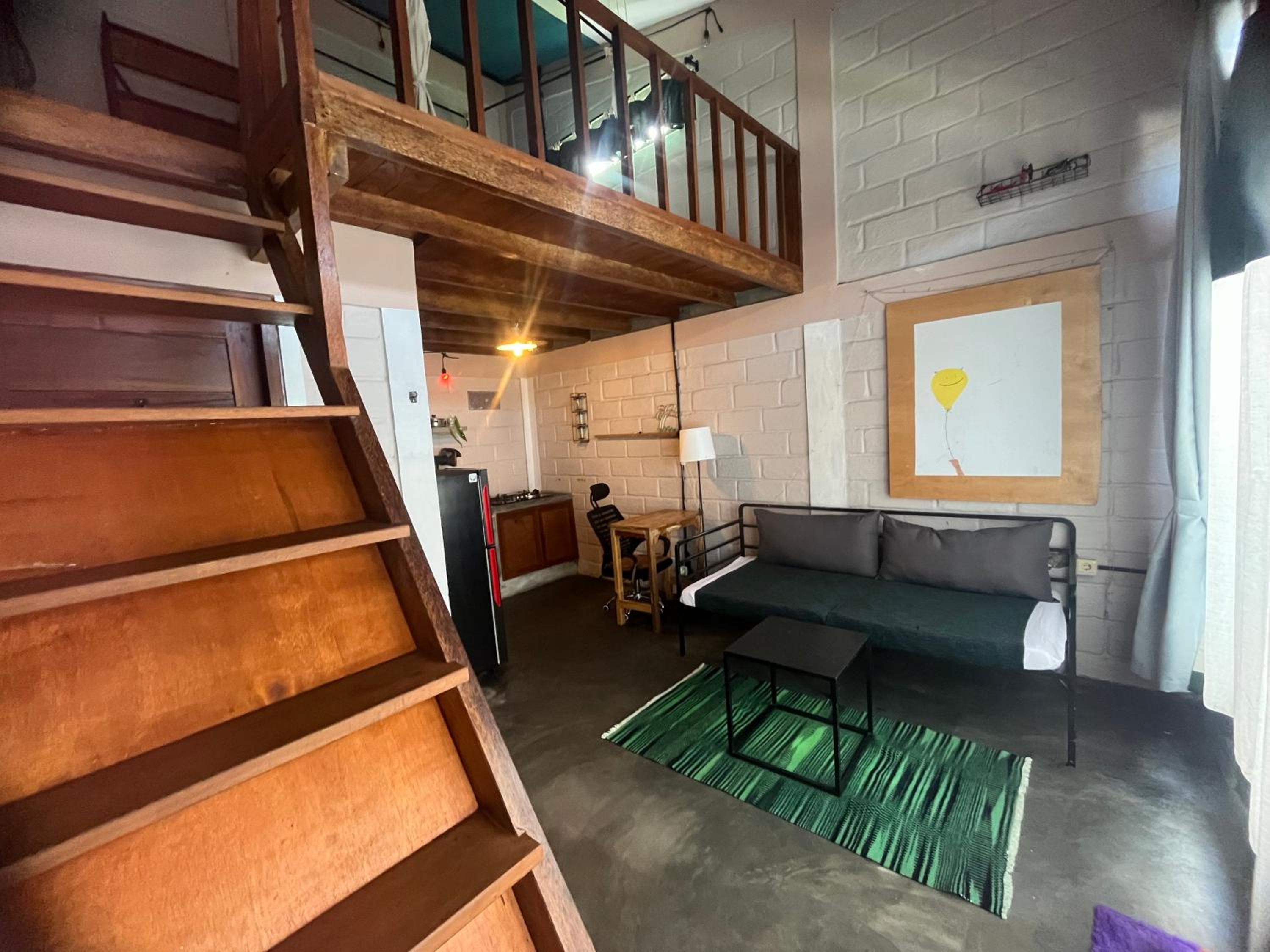Surf Loft with Private Kitchen and Shared Pool Canggu view 2