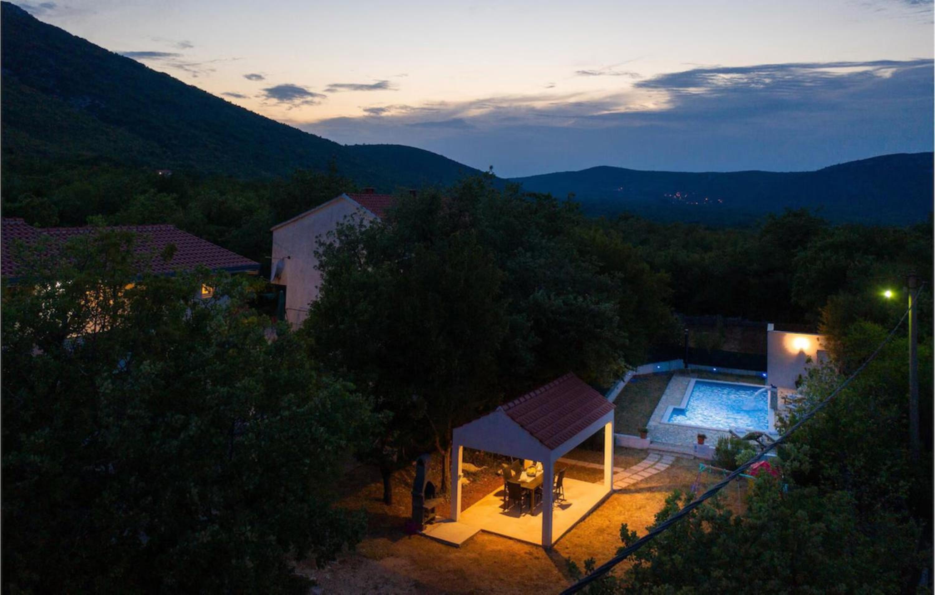 House Runjic with pool, large garden and playground