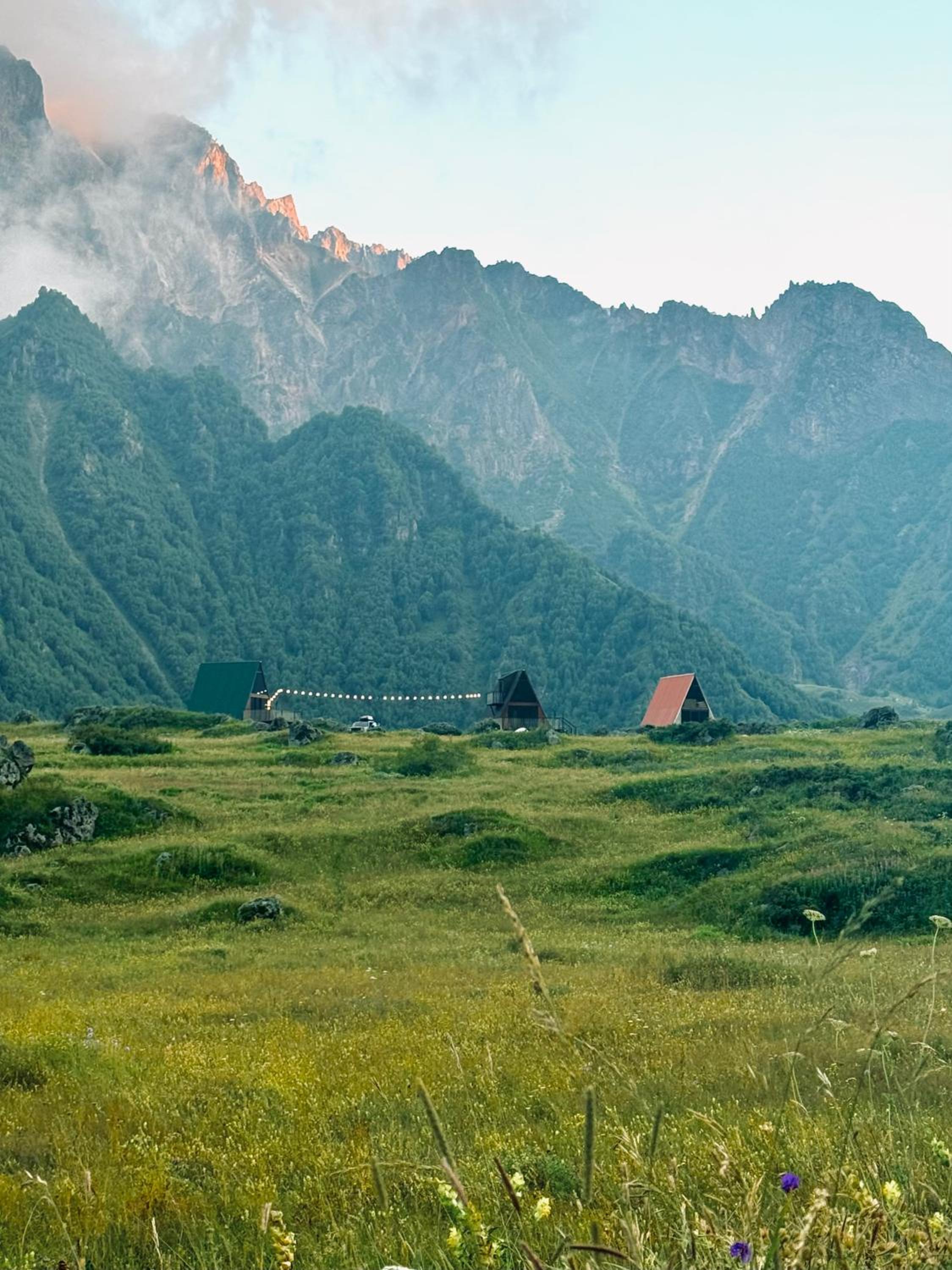 Outside Kazbegi