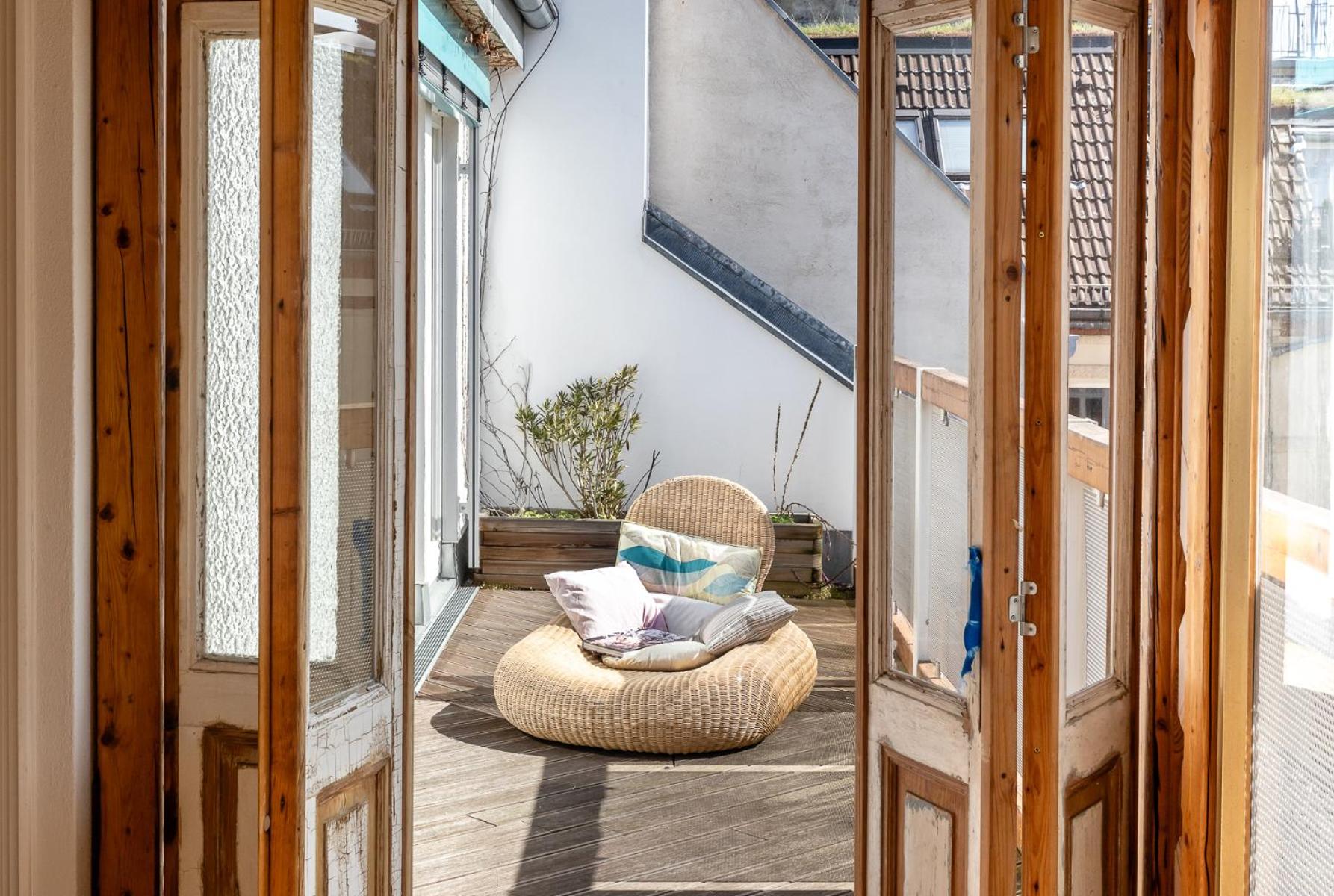 Top floor Penthouse with Garden