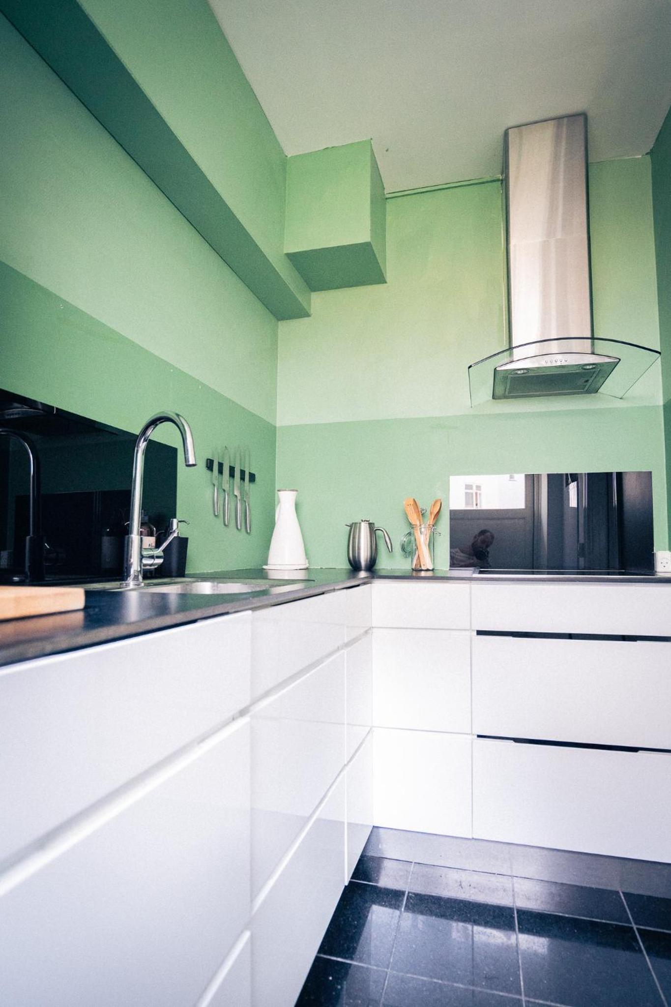 Spacious Green Apartment With Amazing Loft