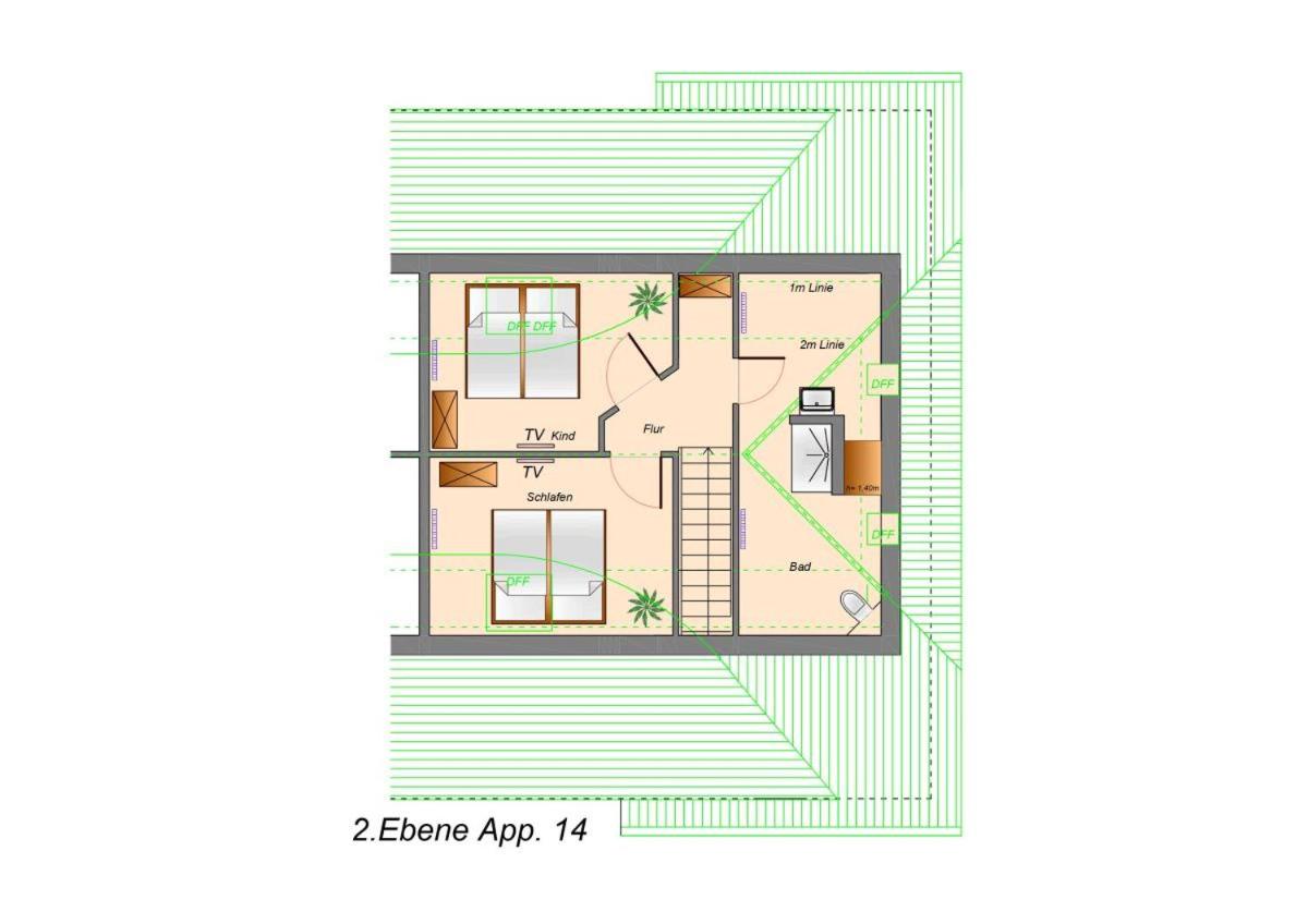Suite BALDUR - Odins Blick Wohnung 14 - traumhafte Maisonette Wohnung, Privatstrand und Sauna