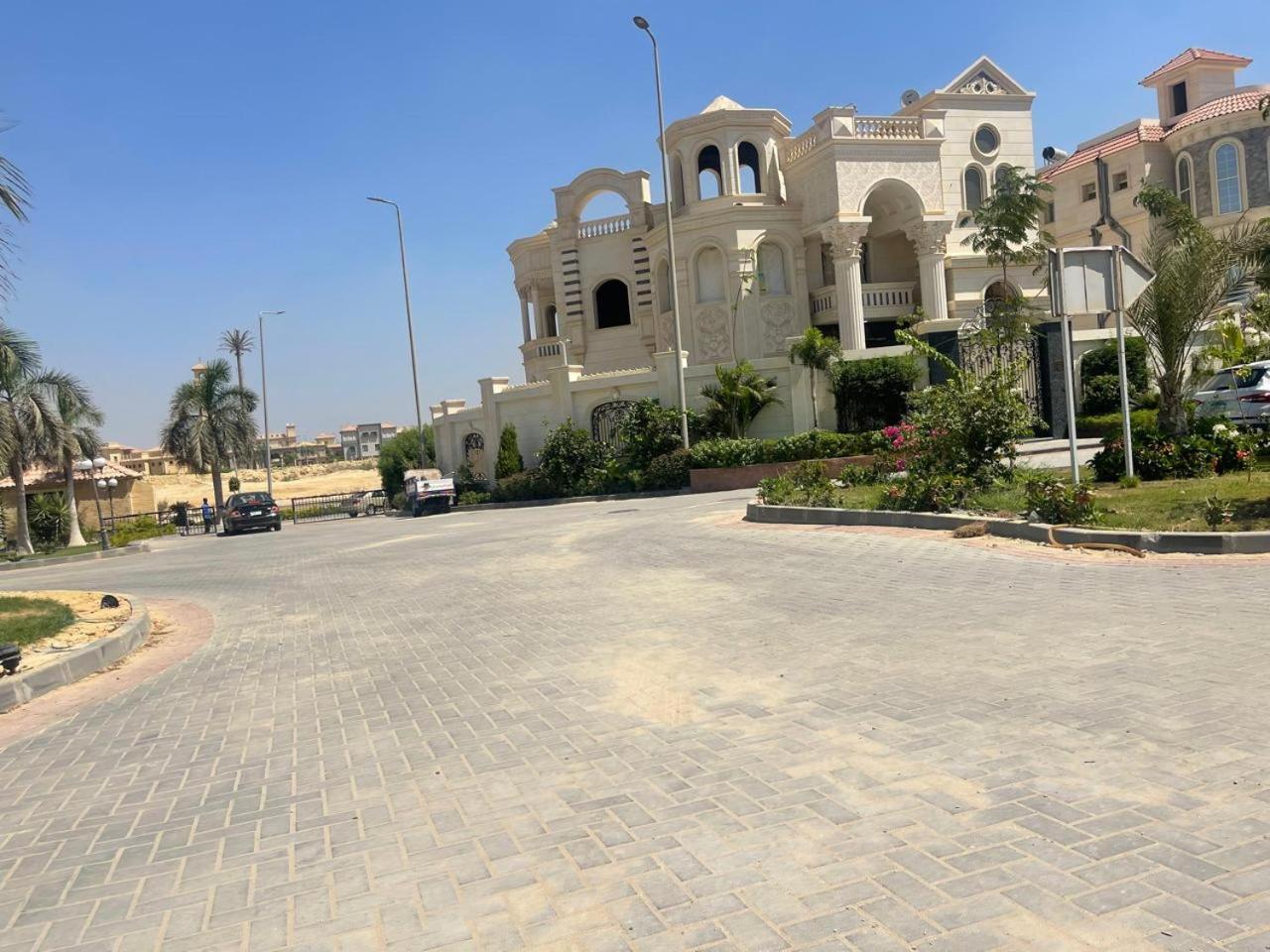 modern villa with coverable warm pool sheik zayed compound