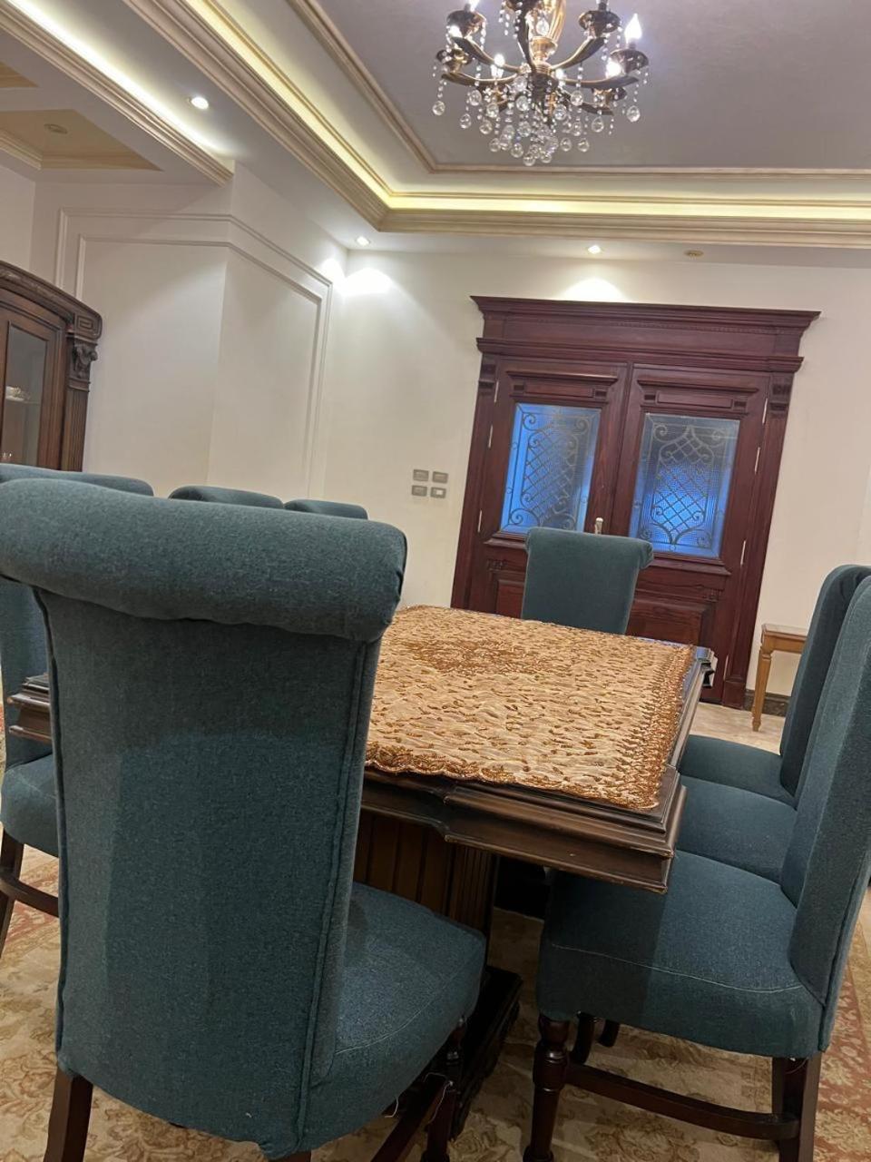modern villa with coverable warm pool sheik zayed compound