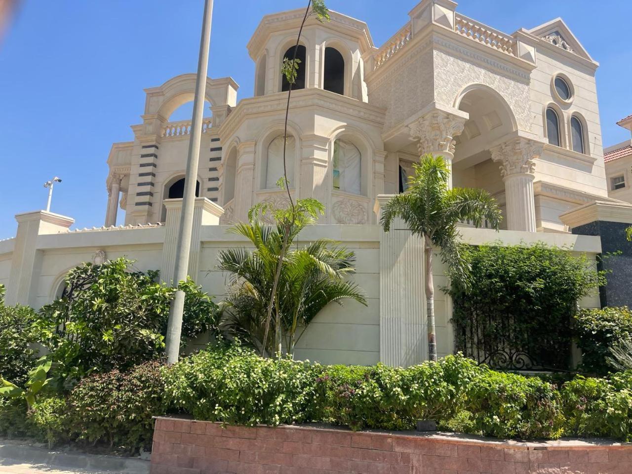 modern villa with coverable warm pool sheik zayed compound