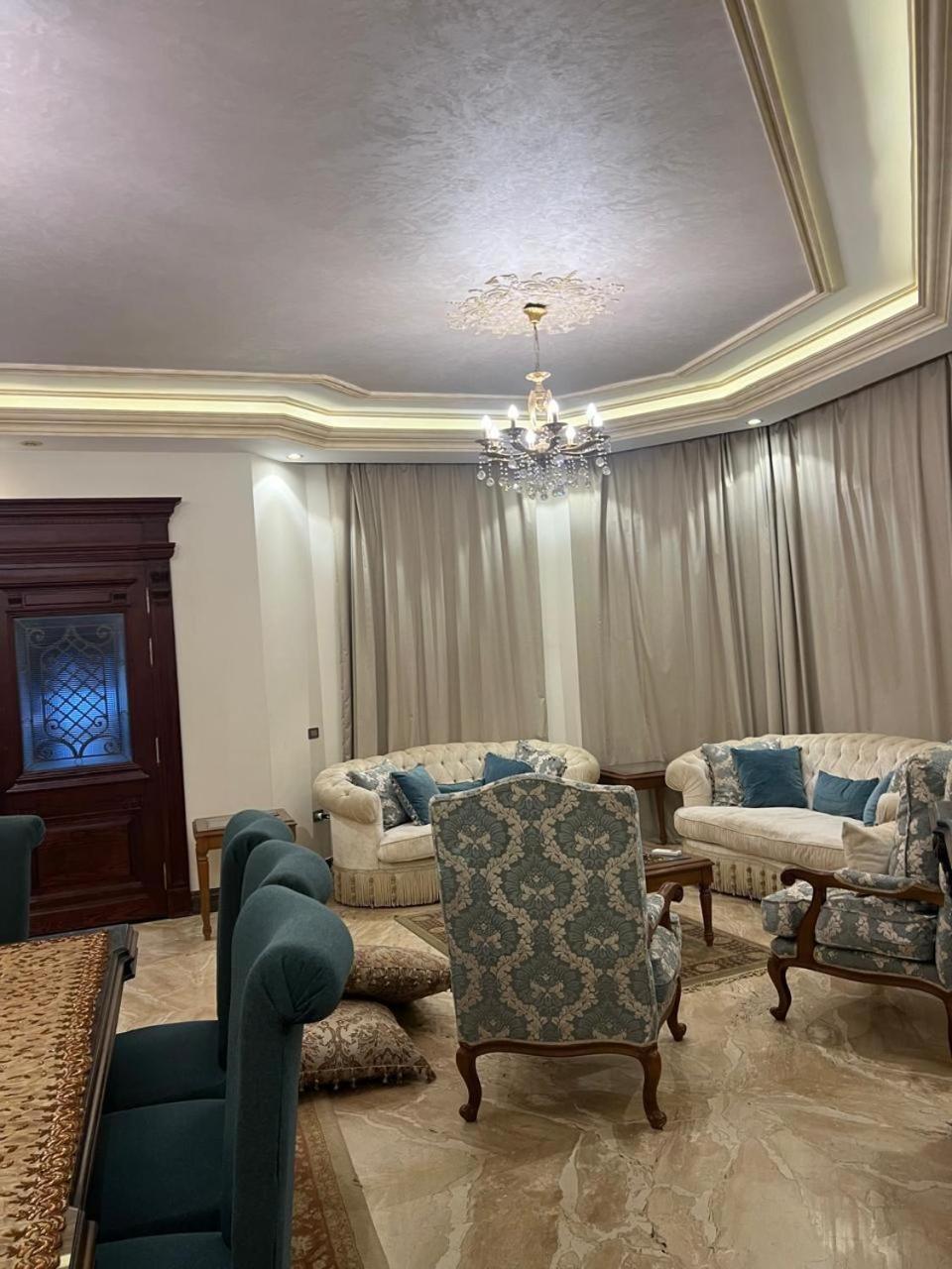 modern villa with coverable warm pool sheik zayed compound
