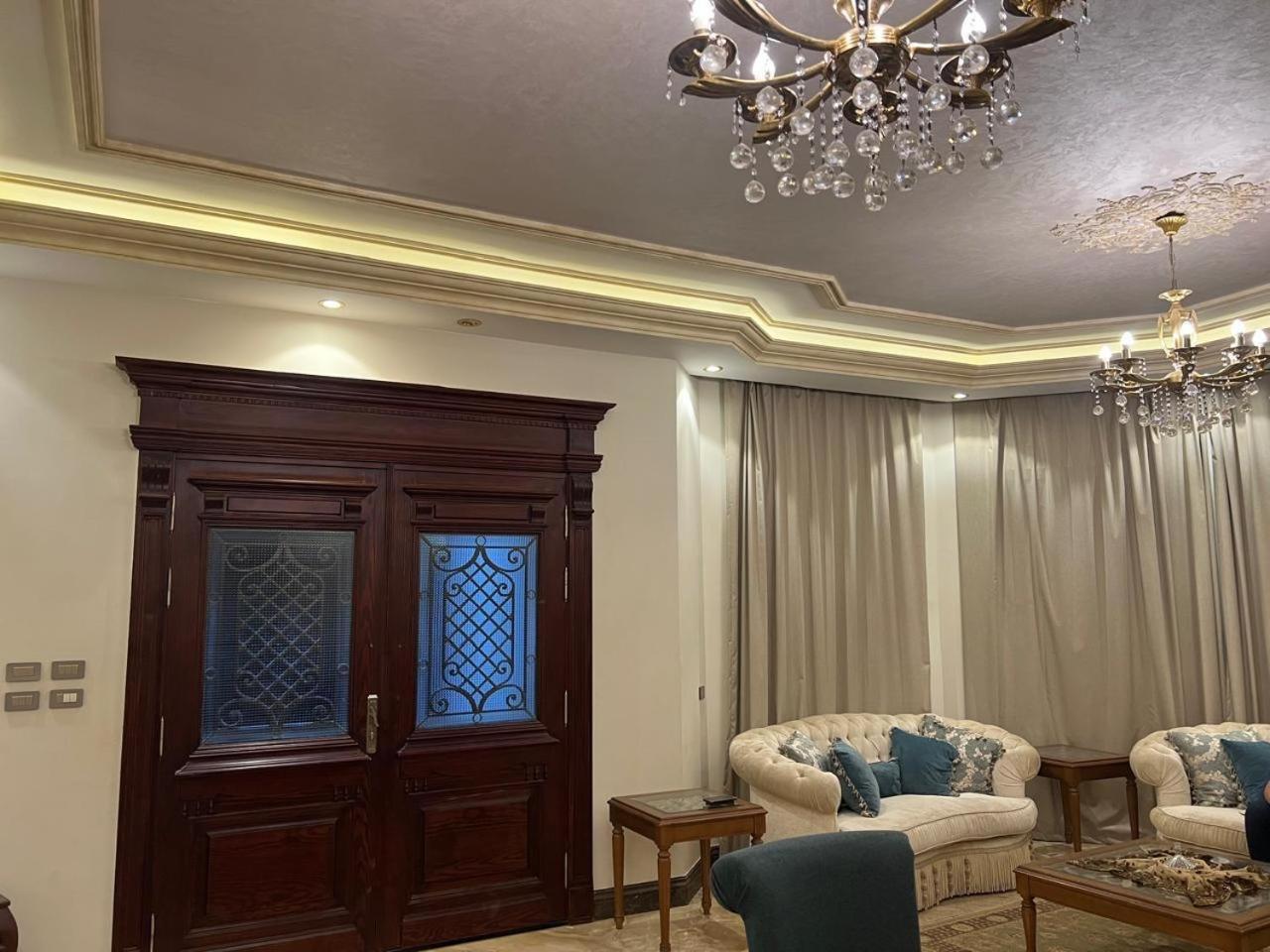 modern villa with coverable warm pool sheik zayed compound