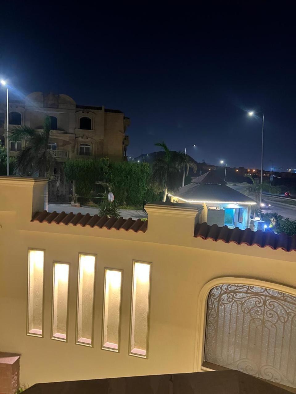 modern villa with coverable warm pool sheik zayed compound