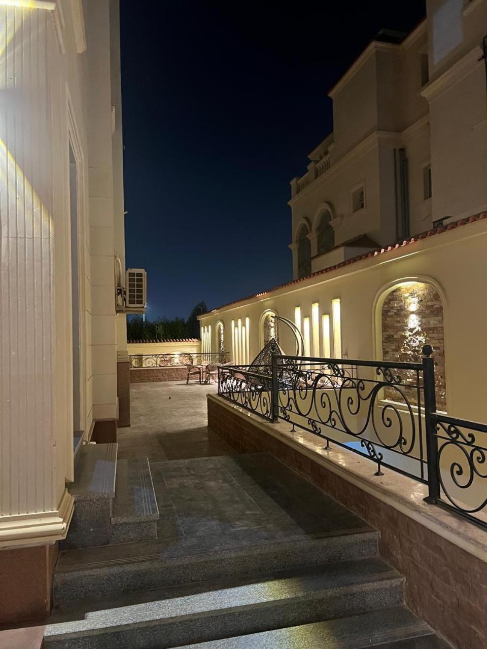 modern villa with coverable warm pool sheik zayed compound