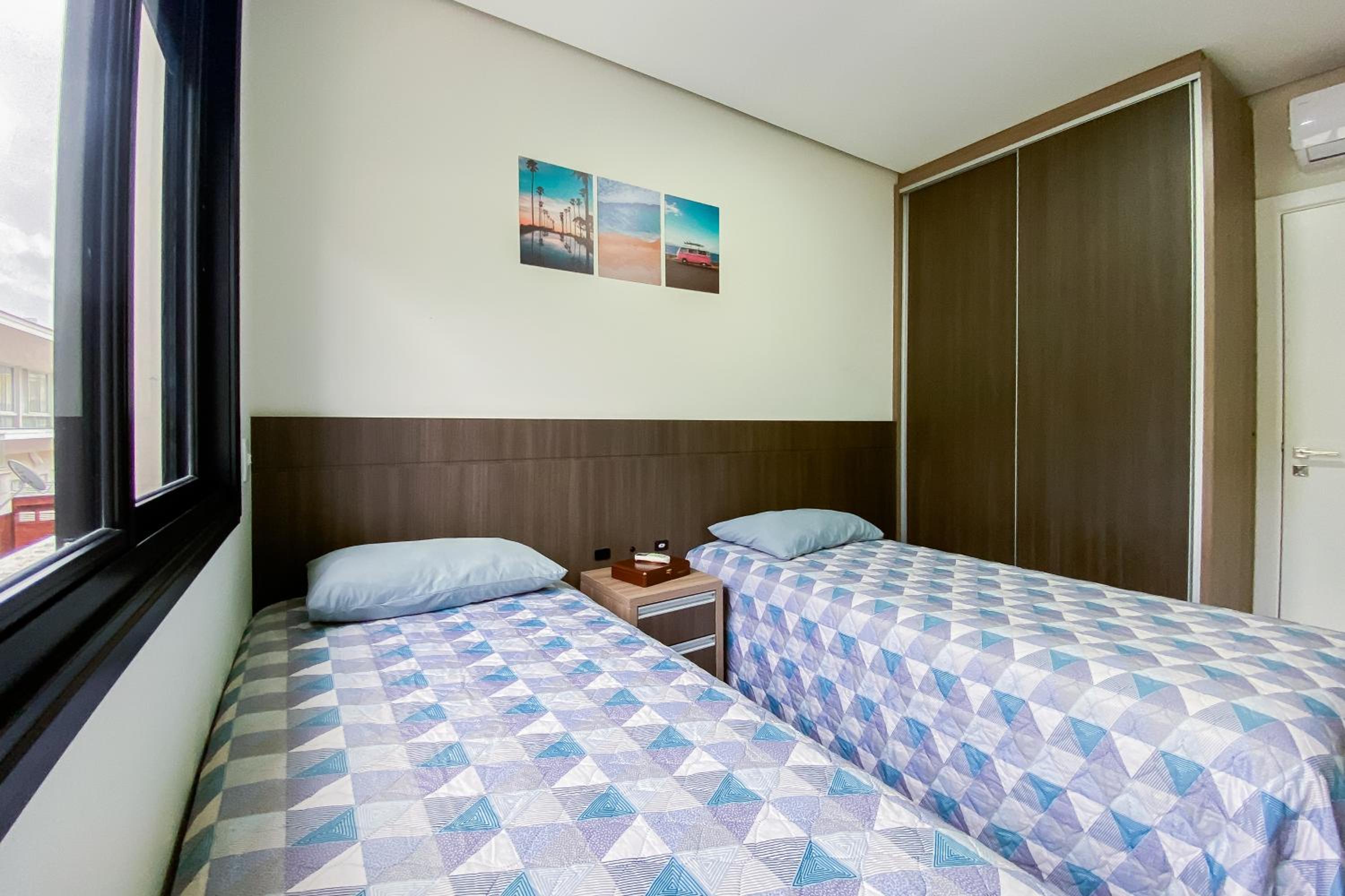 Apartamento super completo a 250mts do mar