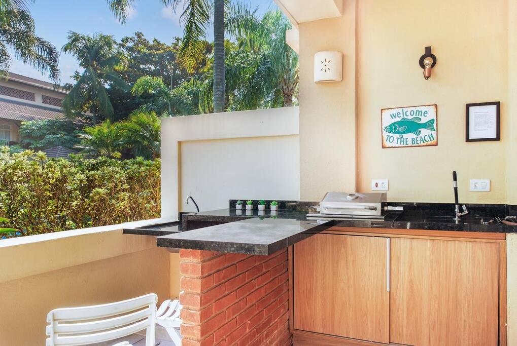 Apt com Varanda Gourmet Beira Mar Lindo Condominio