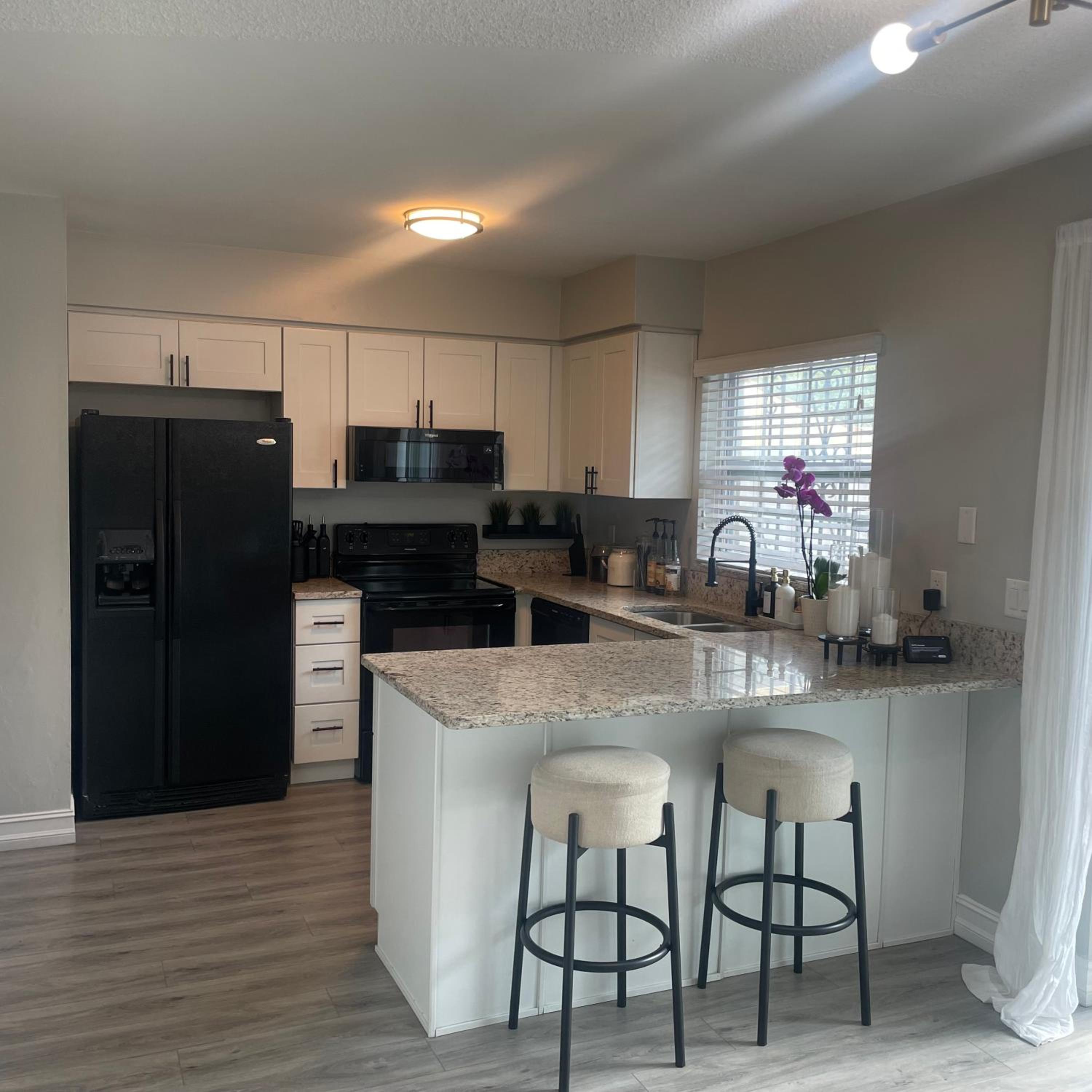 Modern town home living view 2
