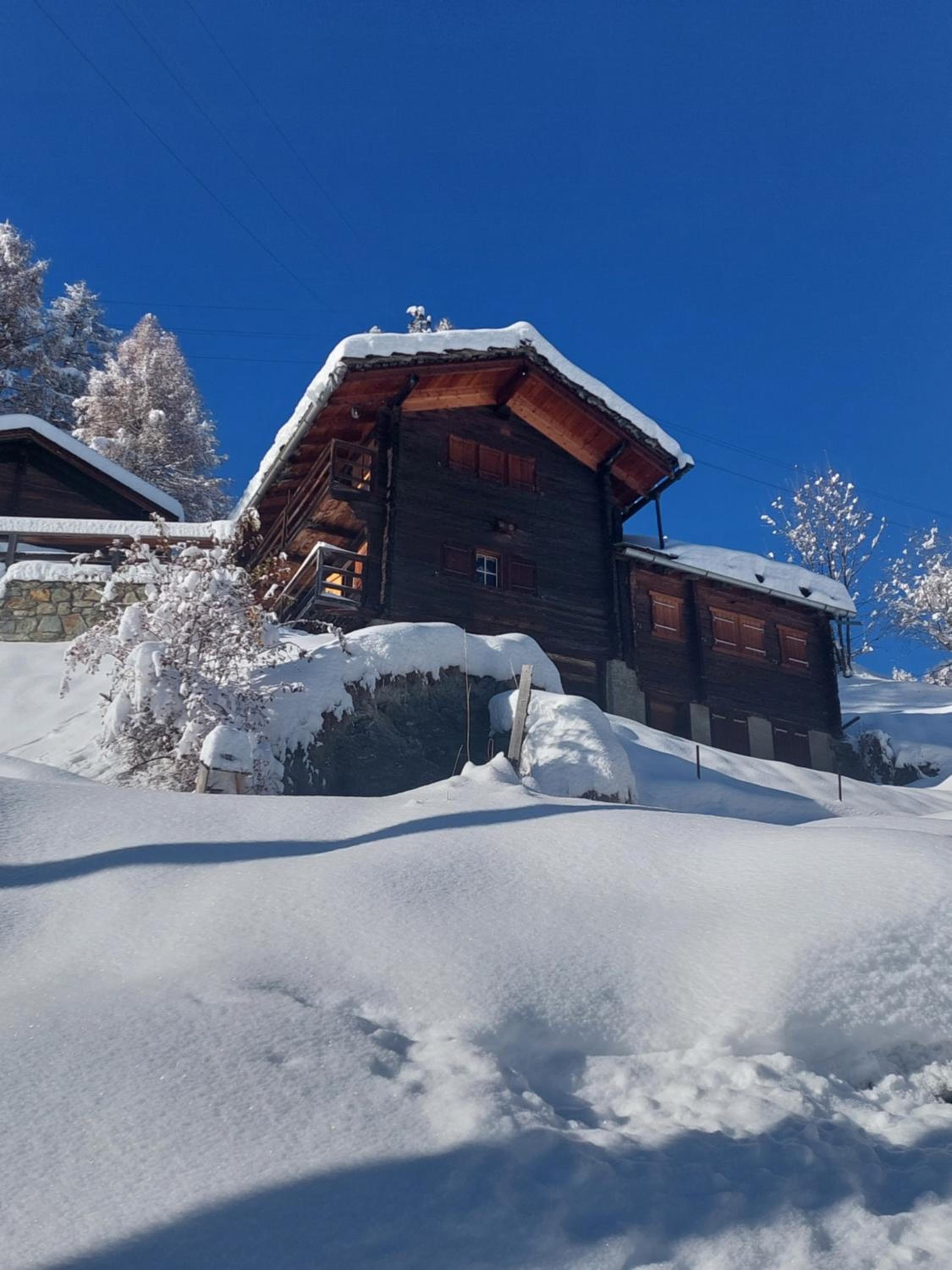 Swiss chalet with panorama