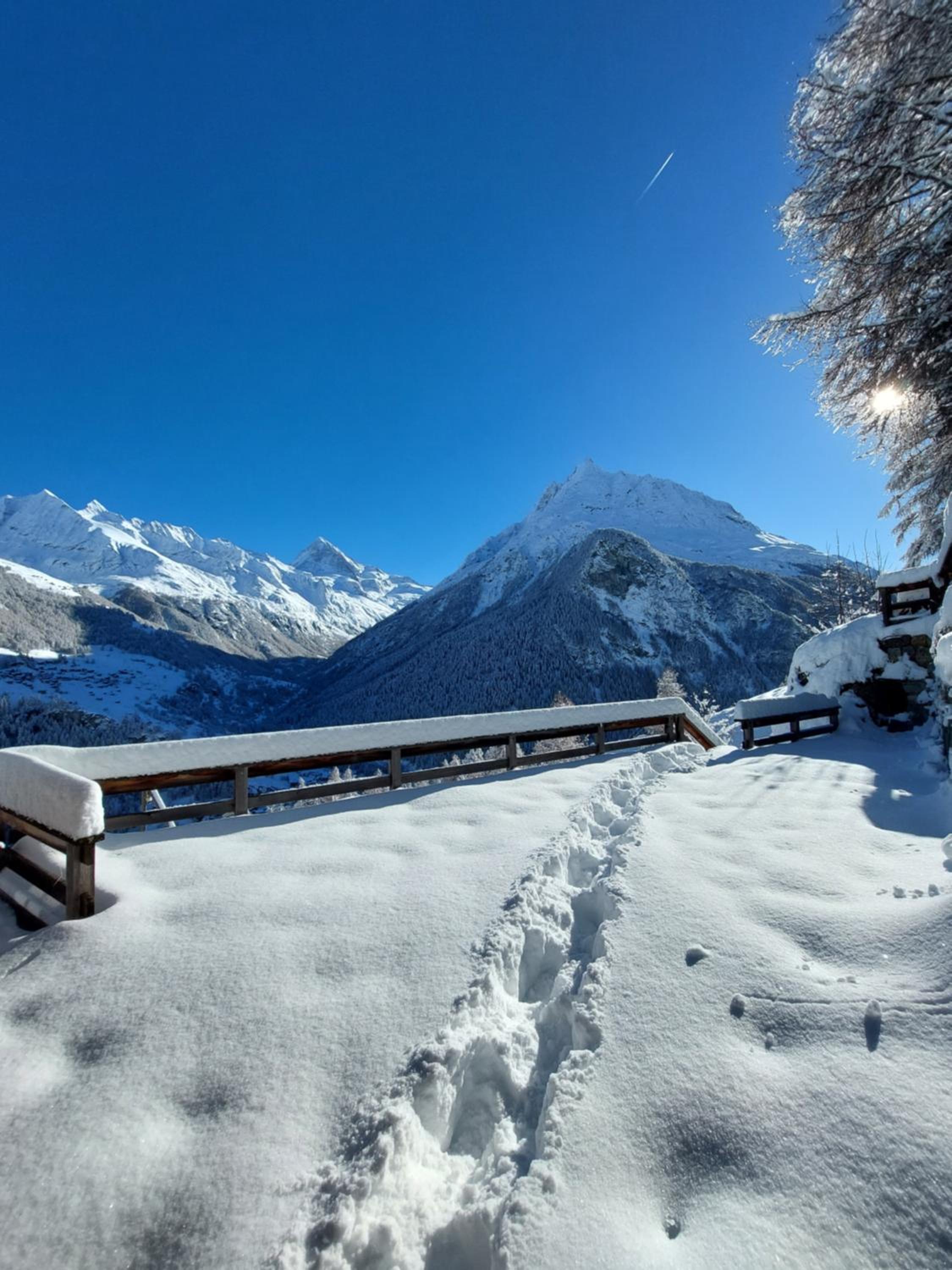 Swiss chalet with panorama