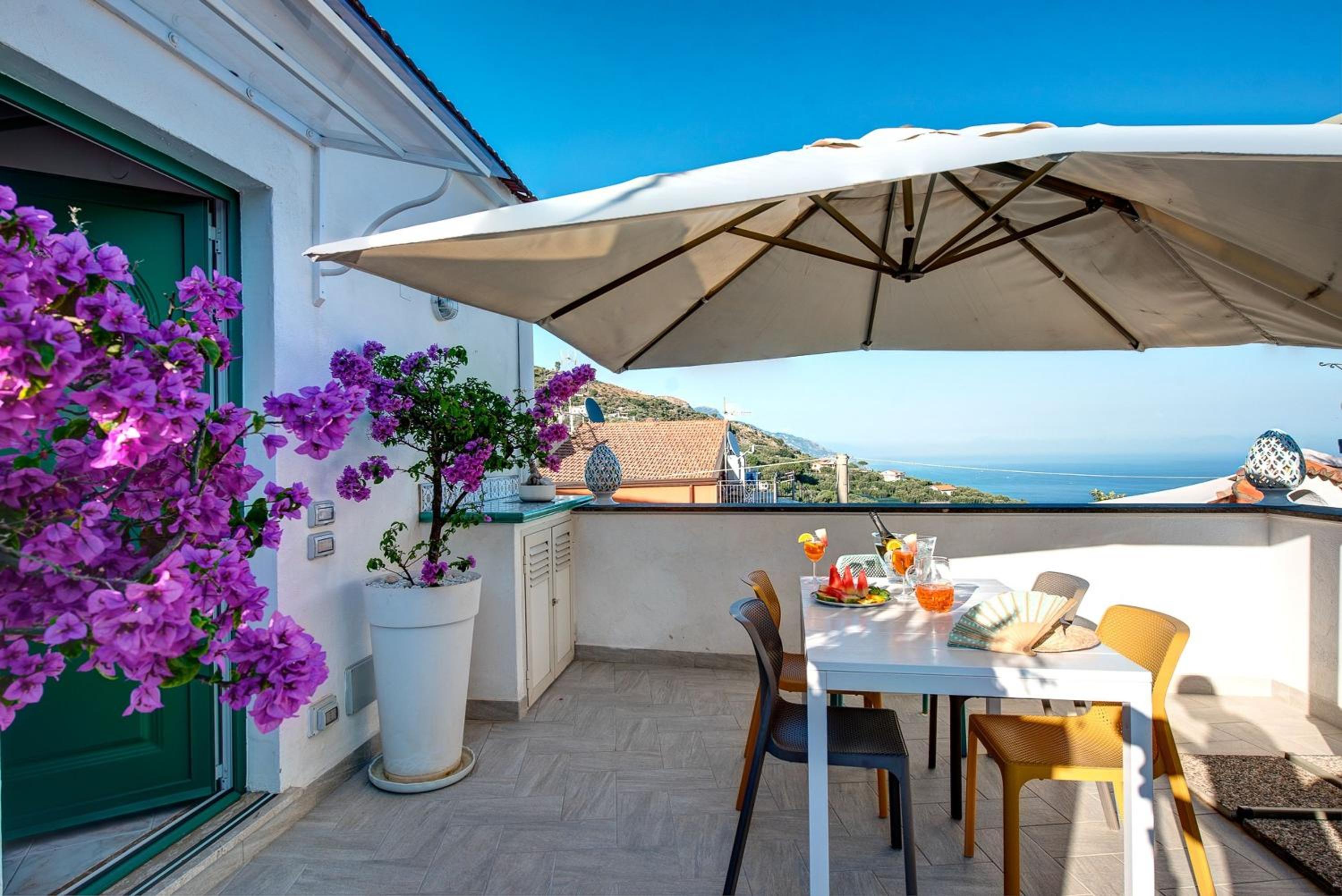 Domus Smeraldo terrace and sea view Amalfi Coast photo 5