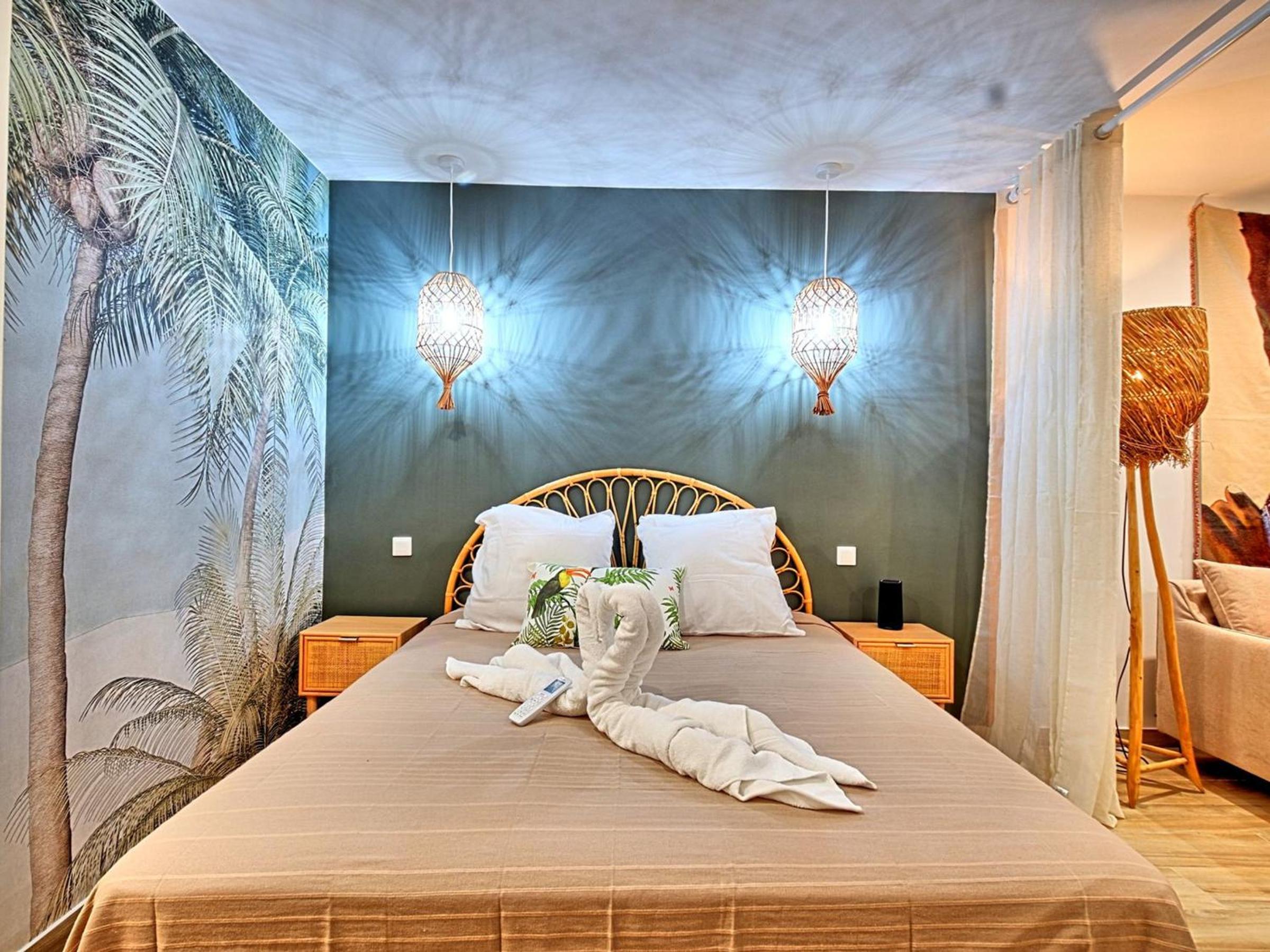 Studio à Anse Marcel, plage, climatisation, parking - FR-1-734-47