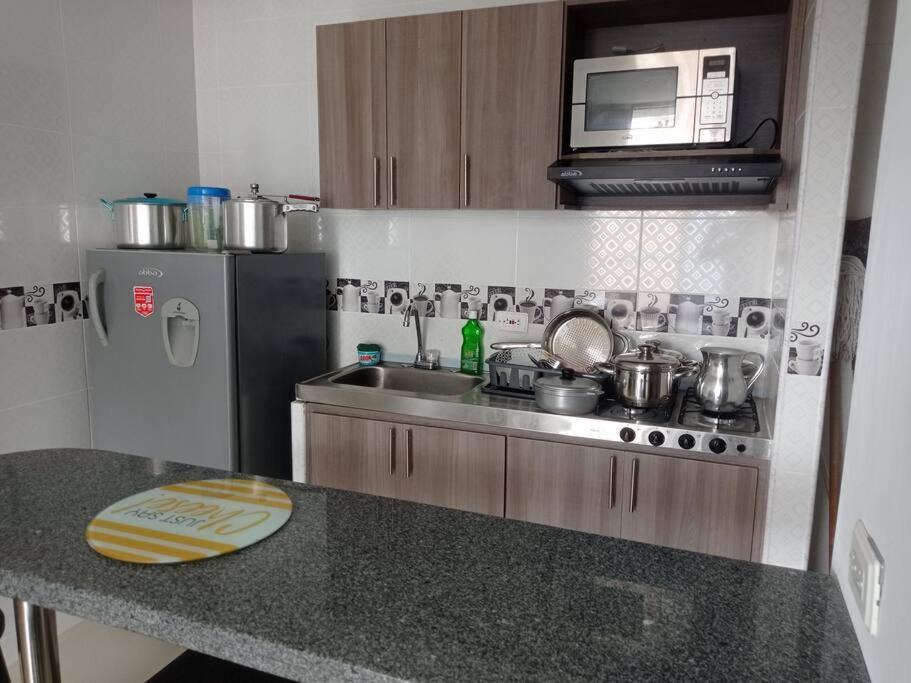 Apartamento en conjunto residencial con piscina