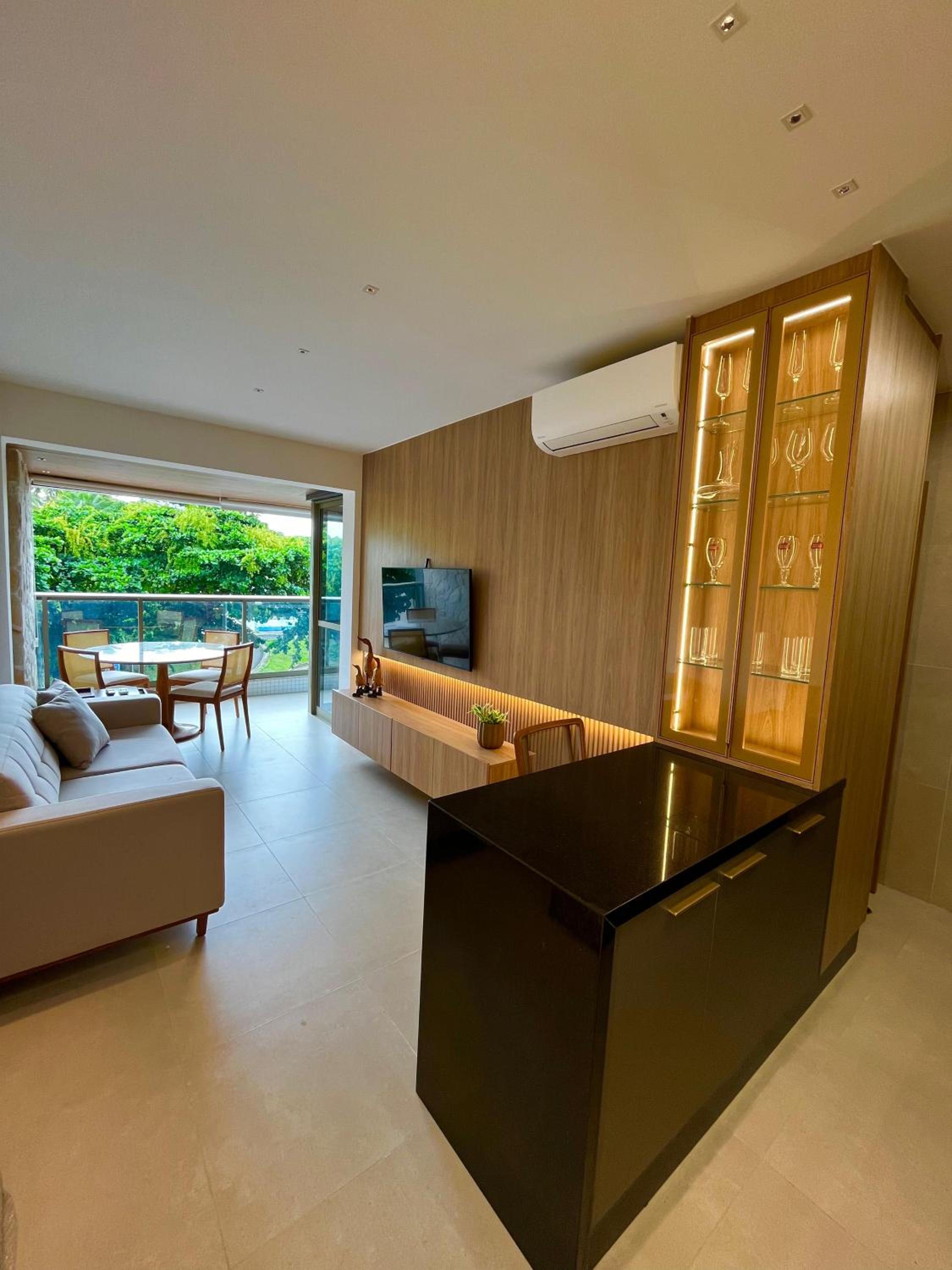 Apartamento sofisticado com acesso exclusivo à praia Beach Class Salvador