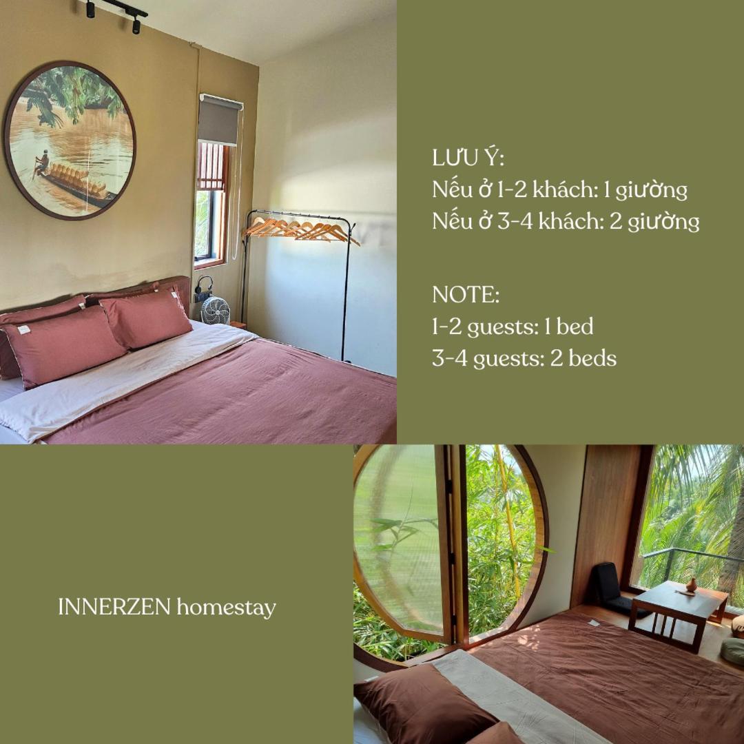 The Zen - InnerZen Mekong Riverside homestay Ben Tre 1 bed for 1-2 persons, 2 beds for 3-4 persons