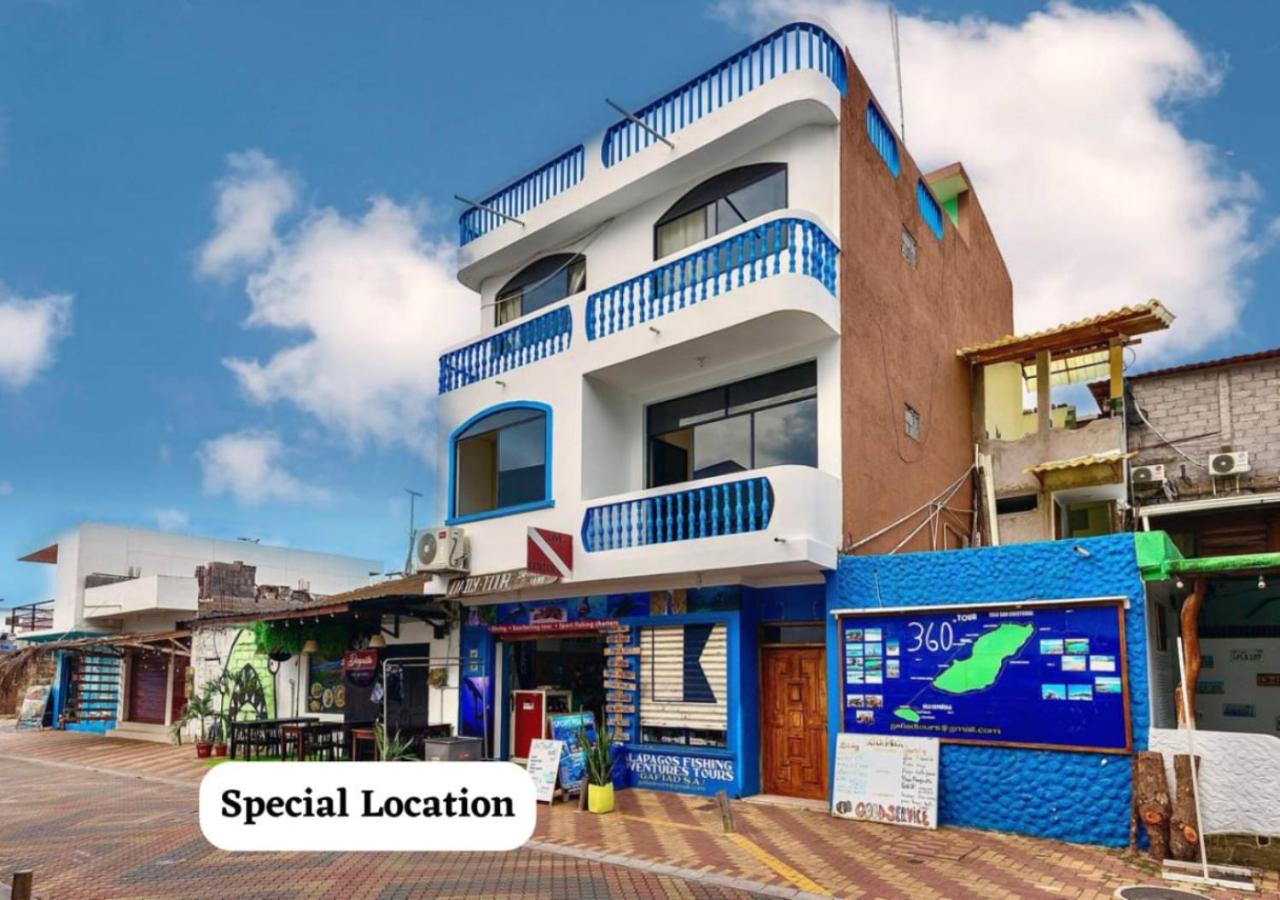 Apartment in San Cristóbal with 2 Bedrooms, 6 Beds, Living Room, Dining Room, Kitchen, Private Balcony, Terrace with Ocean View, Washer, Satellite Internet