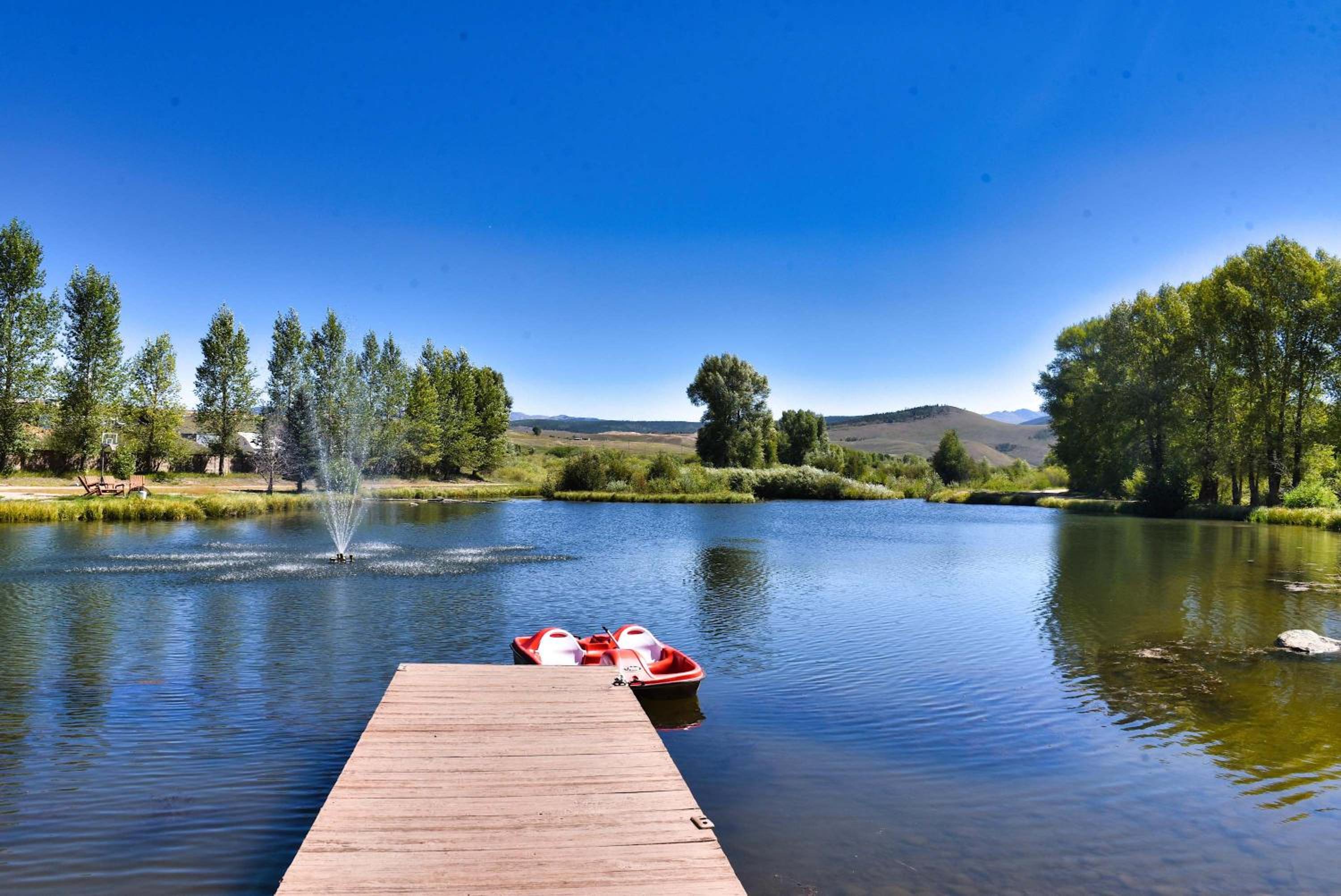 Granby river access 4br fishing cabin view 2