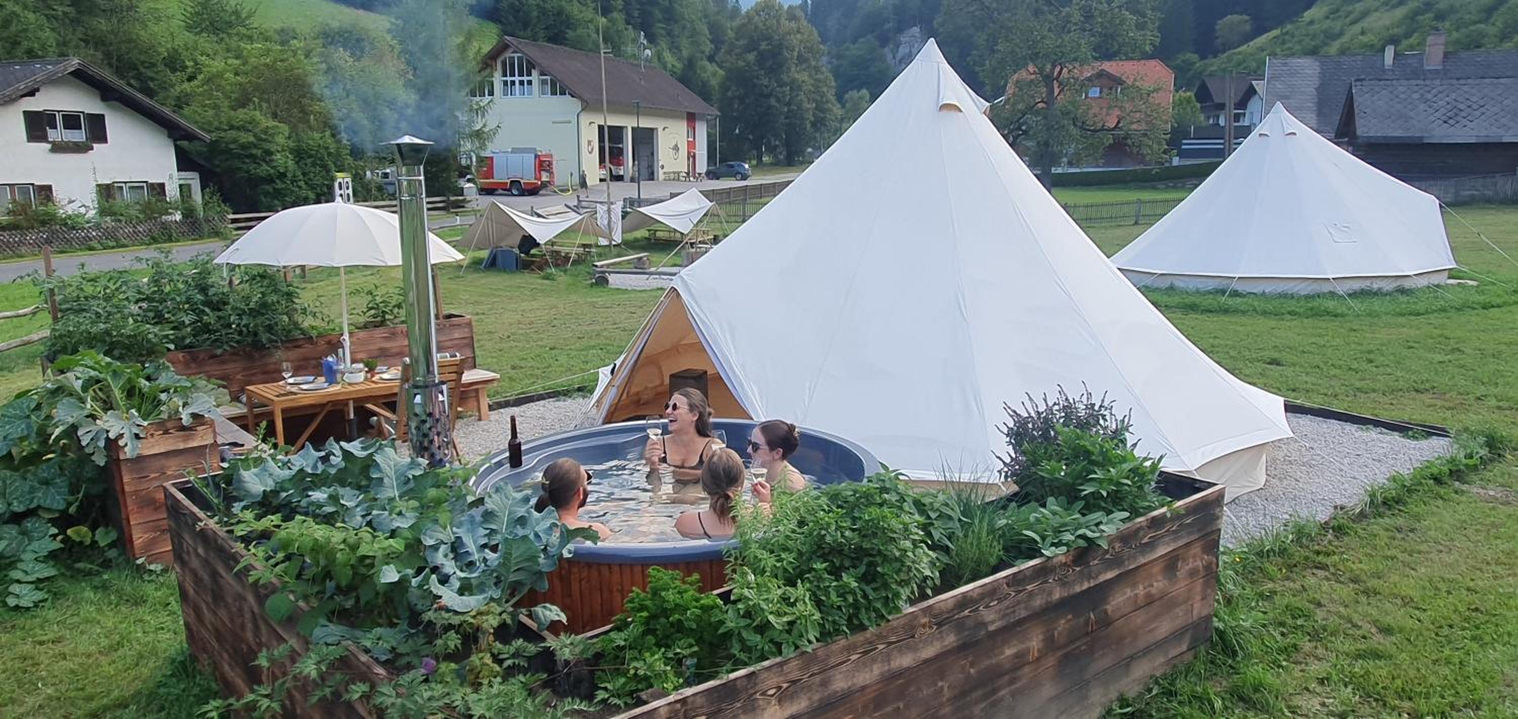 Wild Glamping in the Vienna Alps